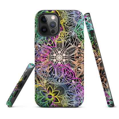 Tough Case for iPhone®- Multicolour Mandala