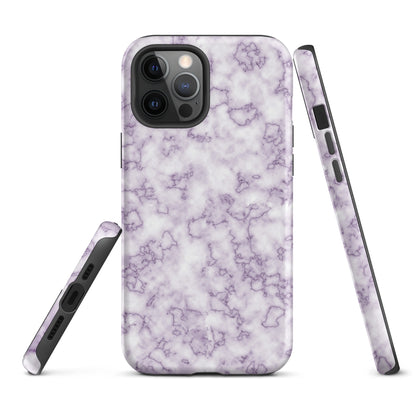 Tough Case for iPhone®- Purple Marble