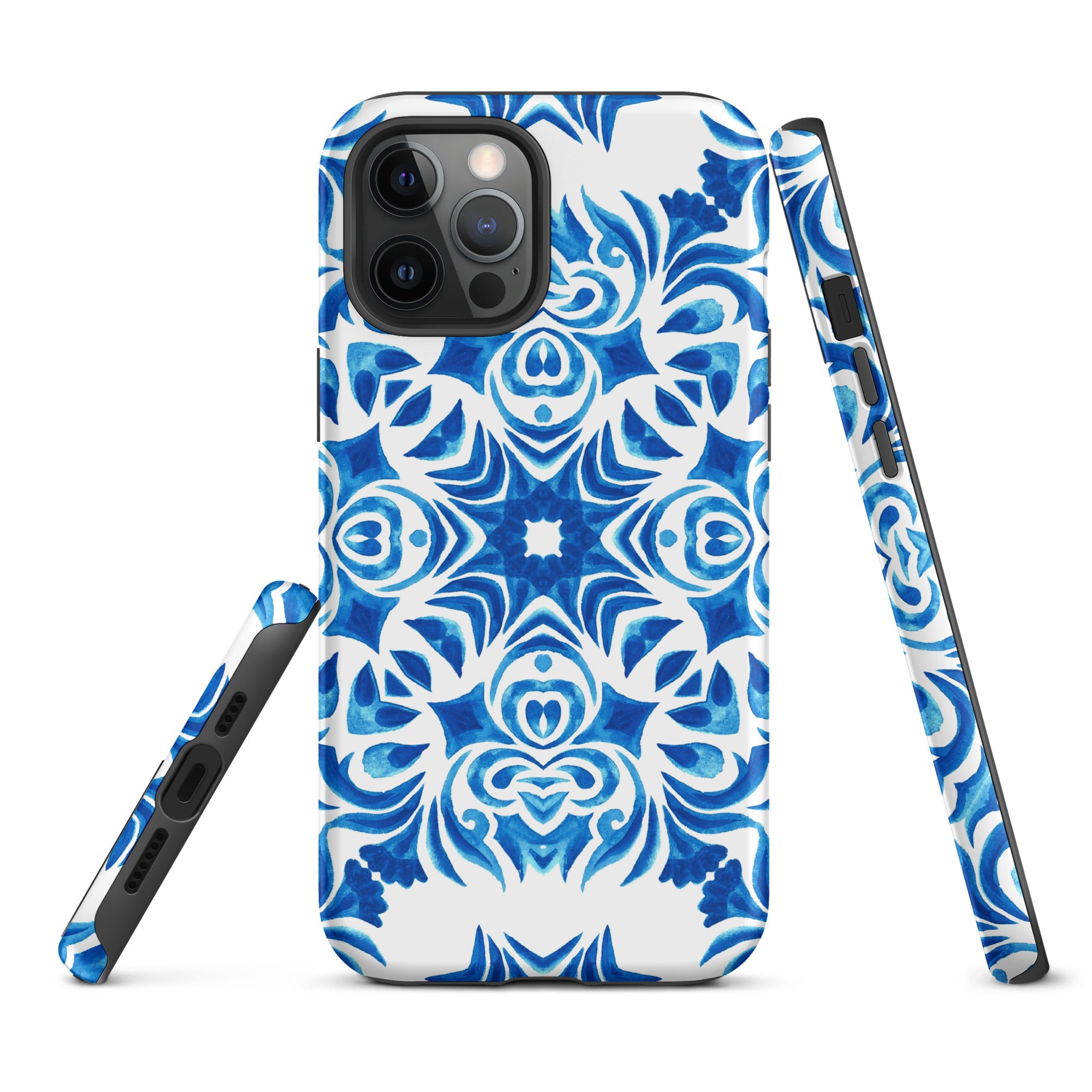 Tough Case for iPhone®- Majolica Pattern 03