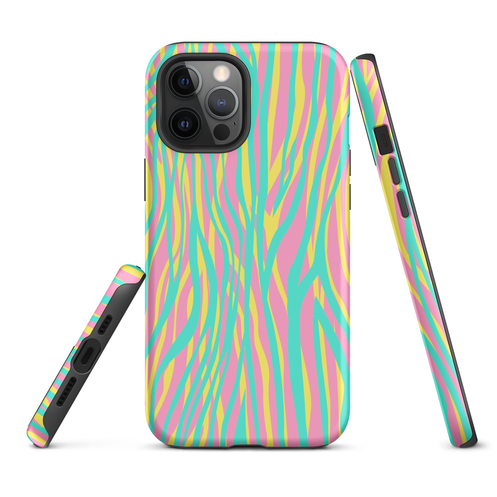 Tough Case for iPhone®- Funky Zebra Pattern 01