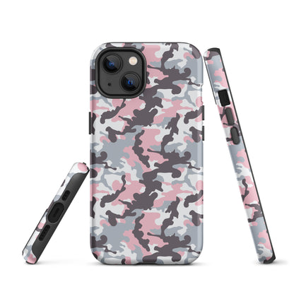 Tough Case for iPhone®- Camo Pink