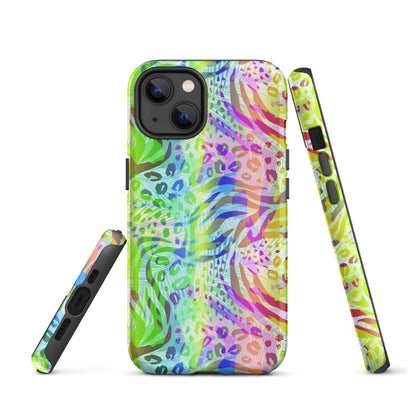 Tough Case for iPhone®- Animal Print Pattern II