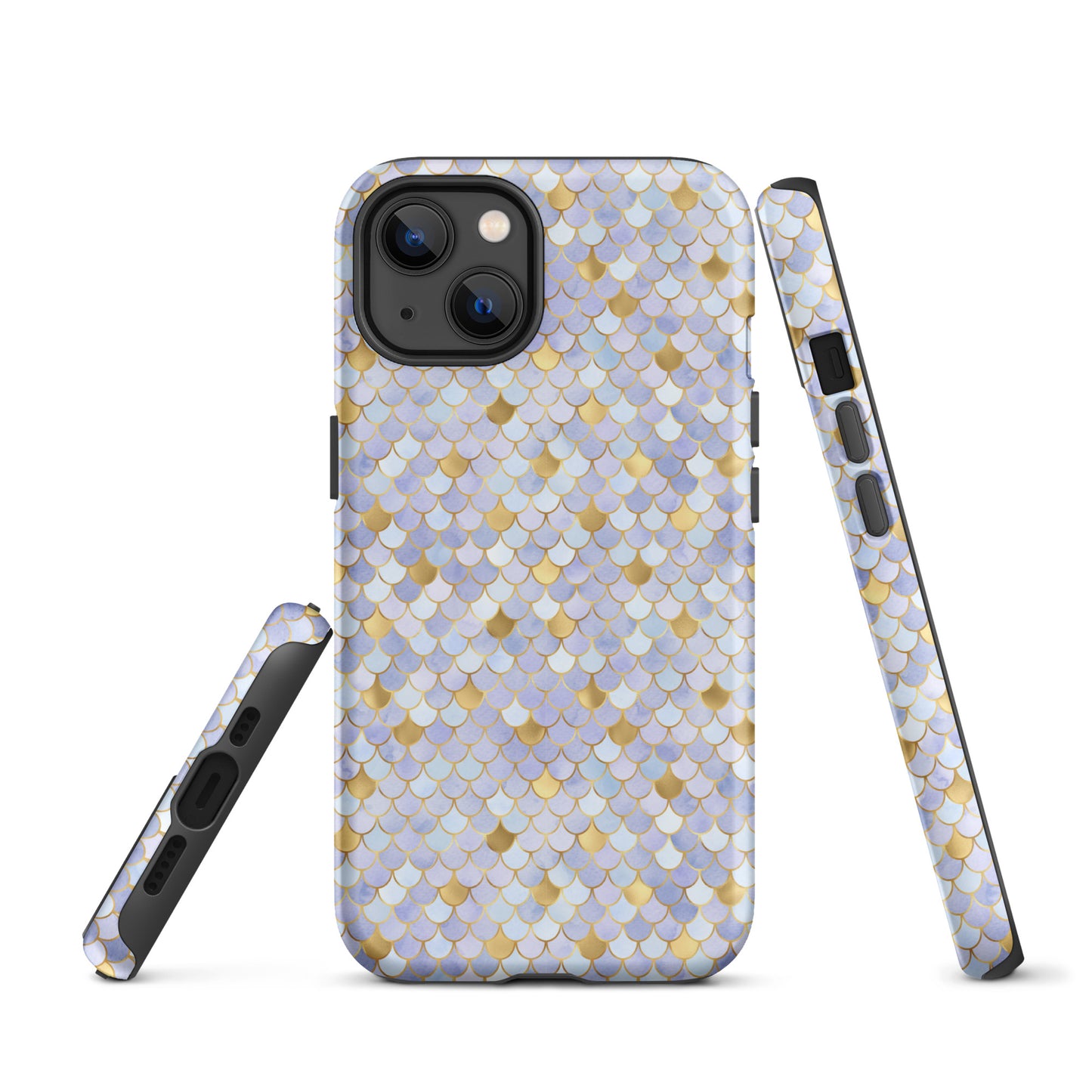 Tough Case for iPhone®- Mermaid Skin Purple