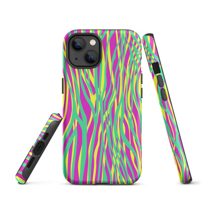 Tough Case for iPhone®- Funky Zebra Pattern II