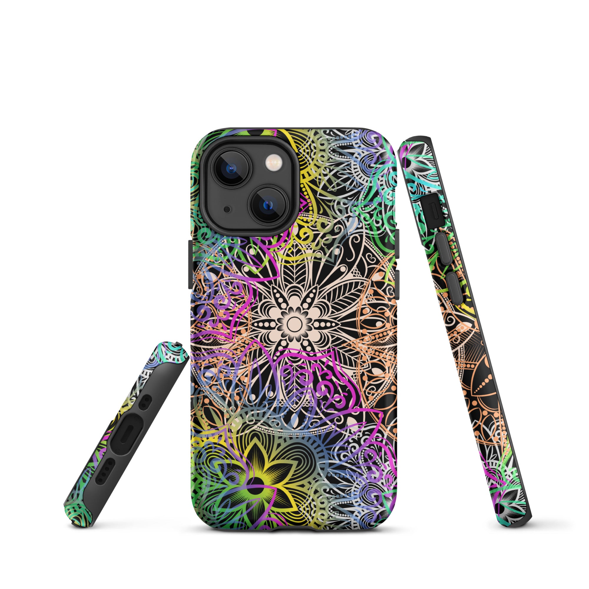 Tough Case for iPhone®- Multicolour Mandala