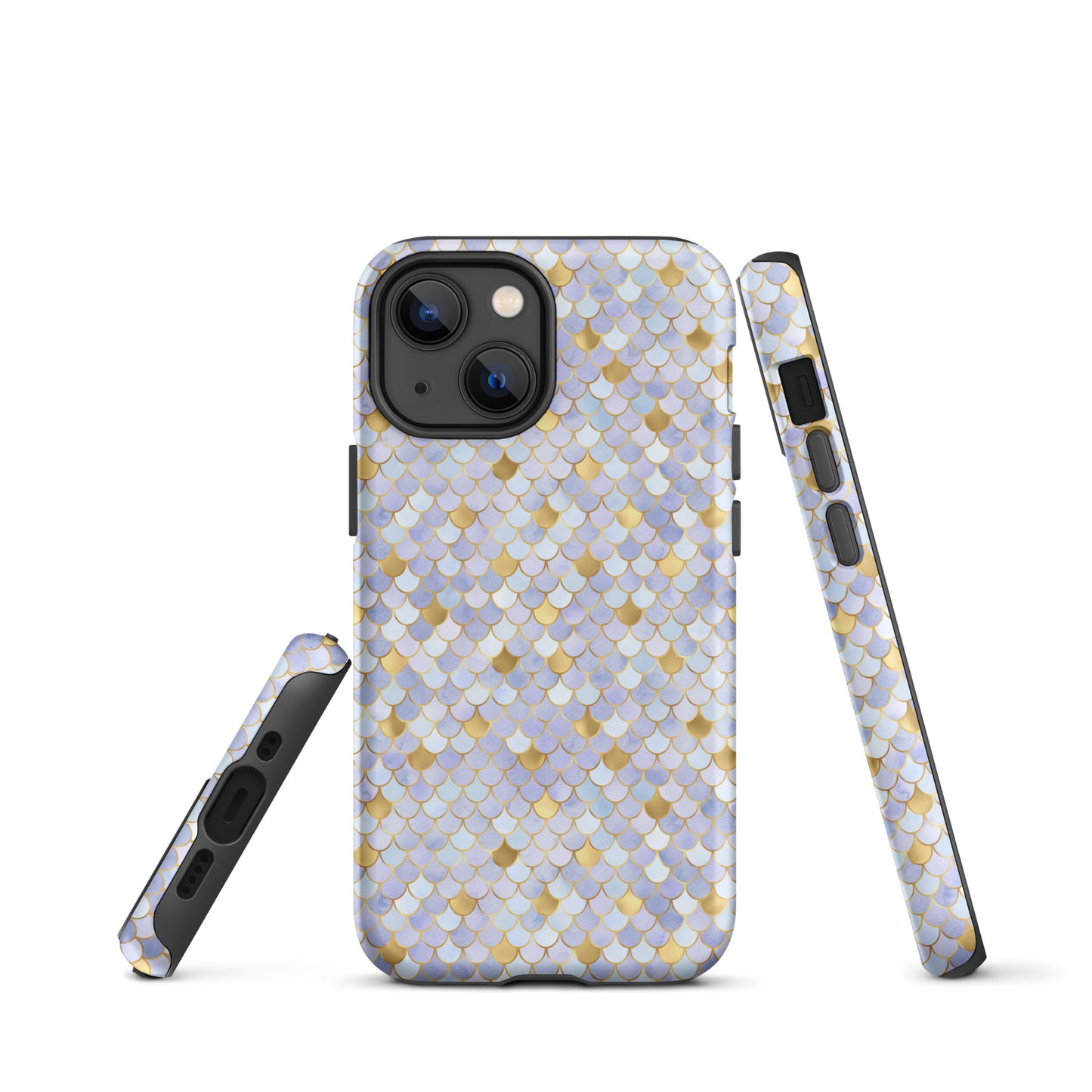 Tough Case for iPhone®- Mermaid Skin Purple