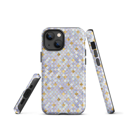 Tough Case for iPhone®- Mermaid Skin Purple