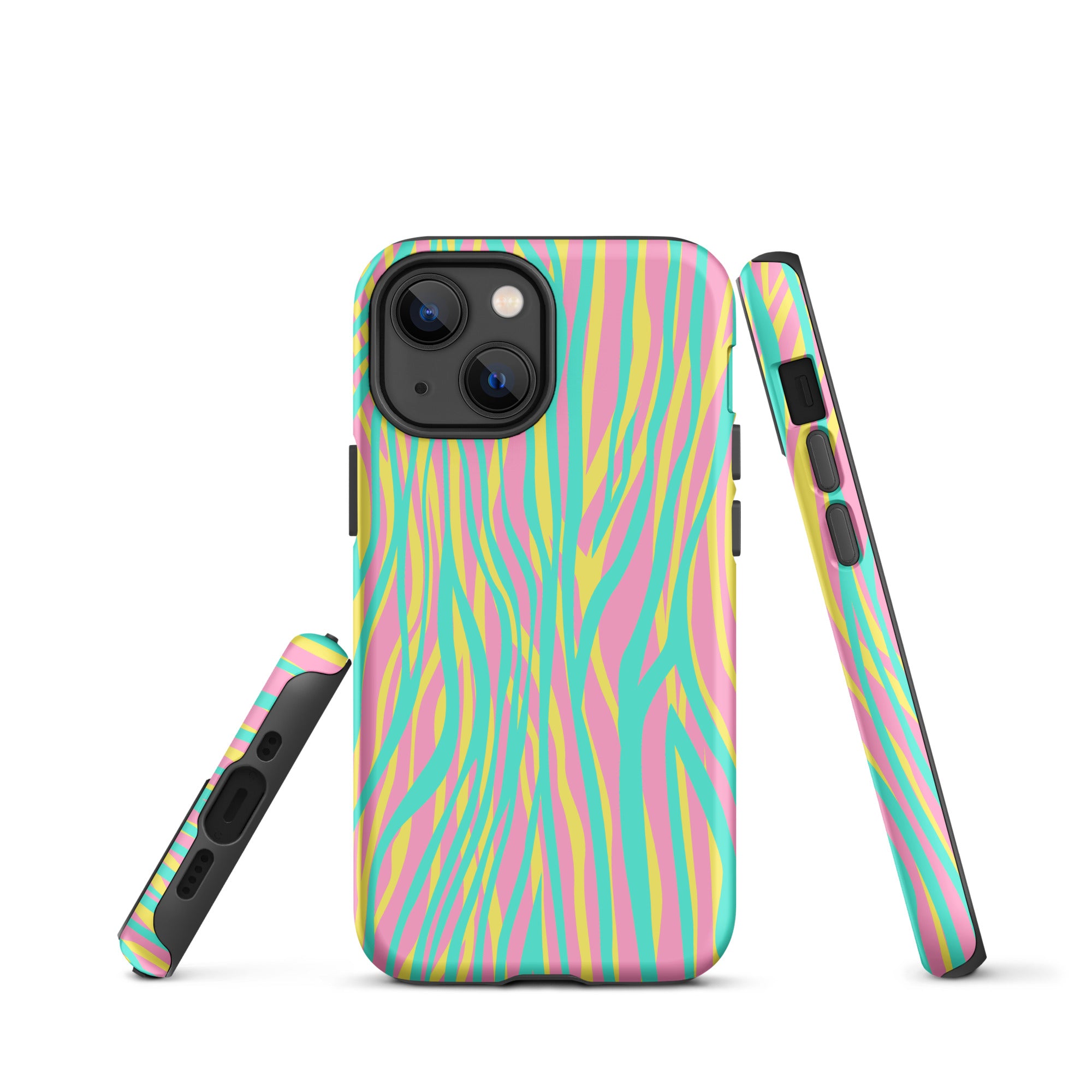 Tough Case for iPhone®- Funky Zebra Pattern 01