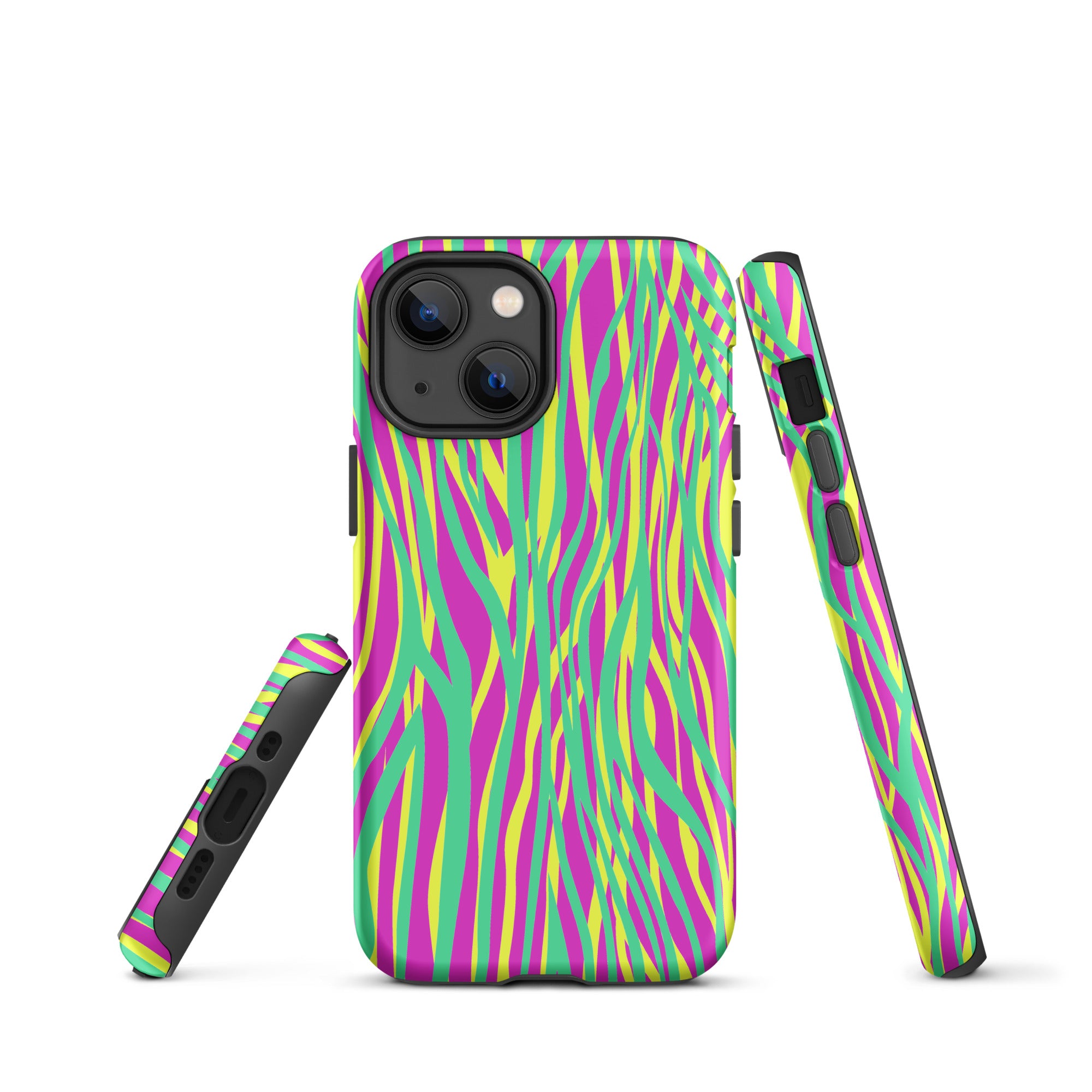 Tough Case for iPhone®- Funky Zebra Pattern II