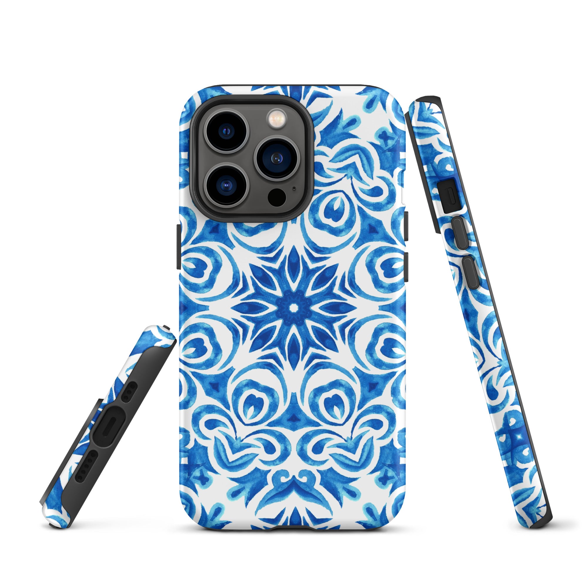 Tough Case for iPhone®- Majolica Pattern II