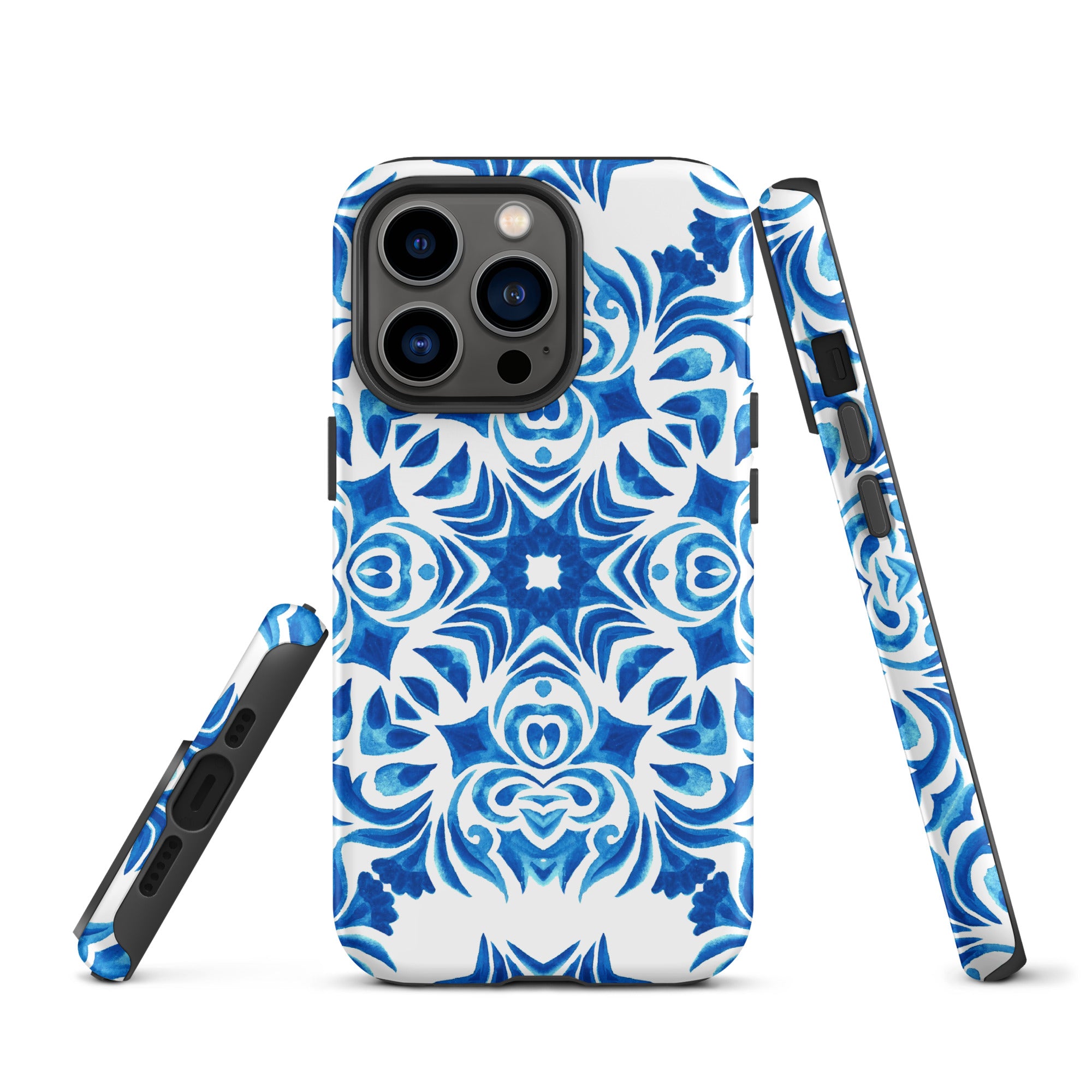 Tough Case for iPhone®- Majolica Pattern III