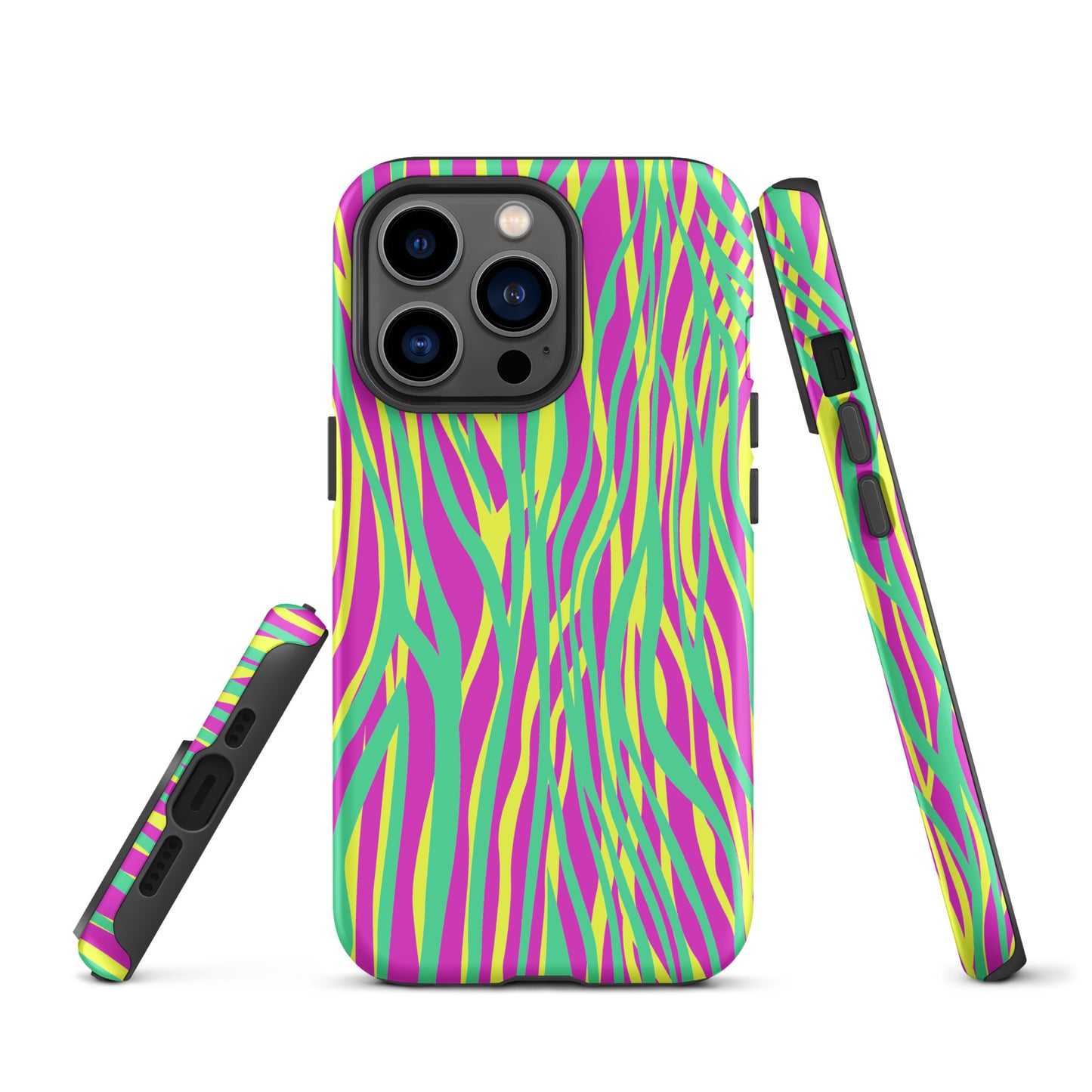Tough Case for iPhone®- Funky Zebra Pattern II