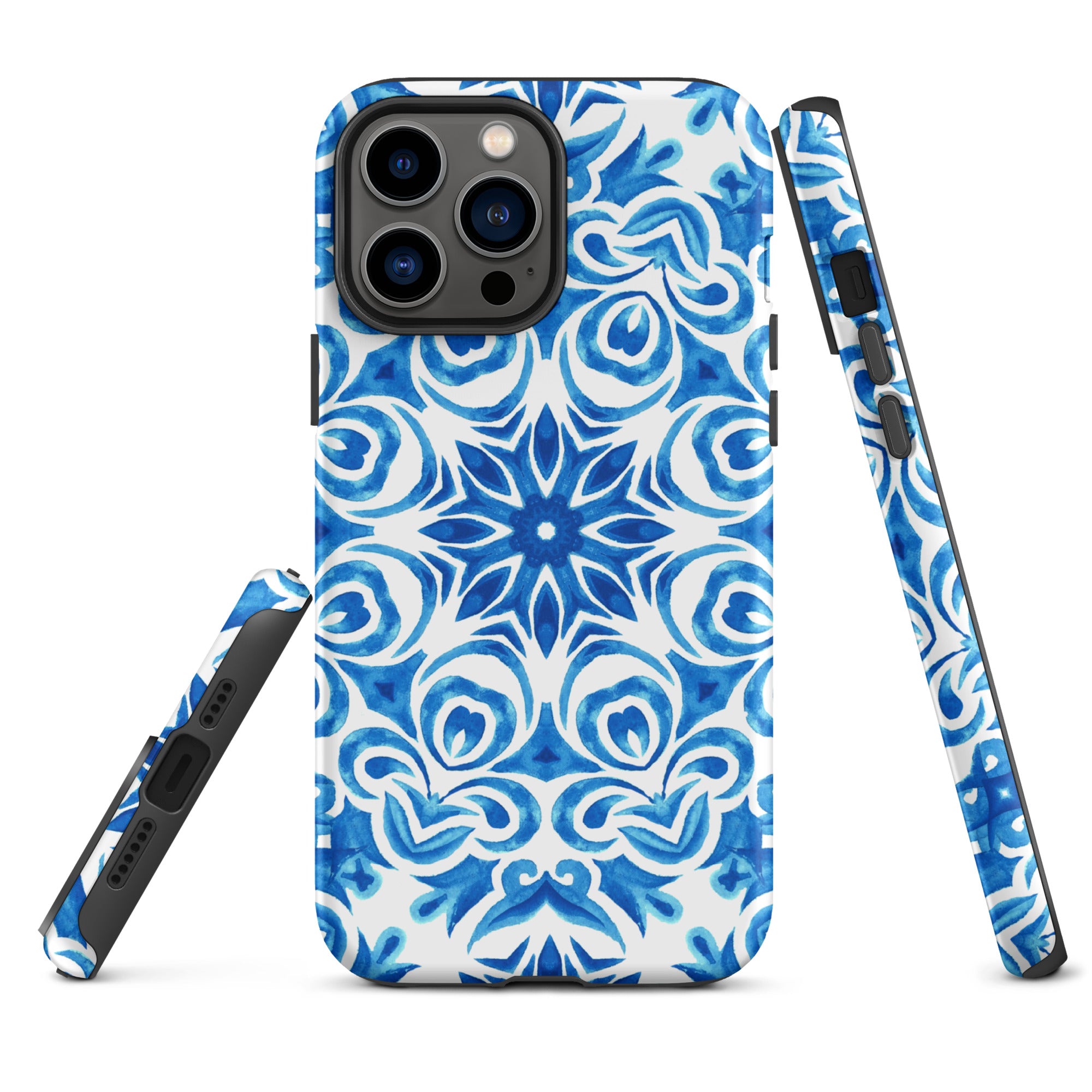 Tough Case for iPhone®- Majolica Pattern II