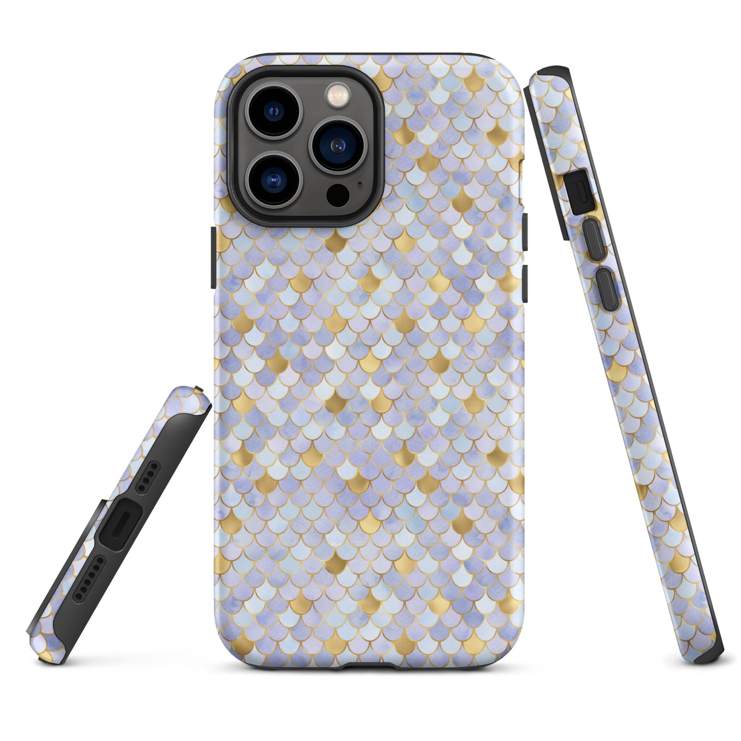 Tough Case for iPhone®- Mermaid Skin Purple