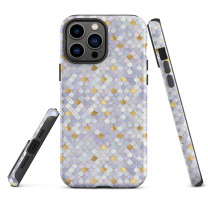 Tough Case for iPhone®- Mermaid Skin Purple