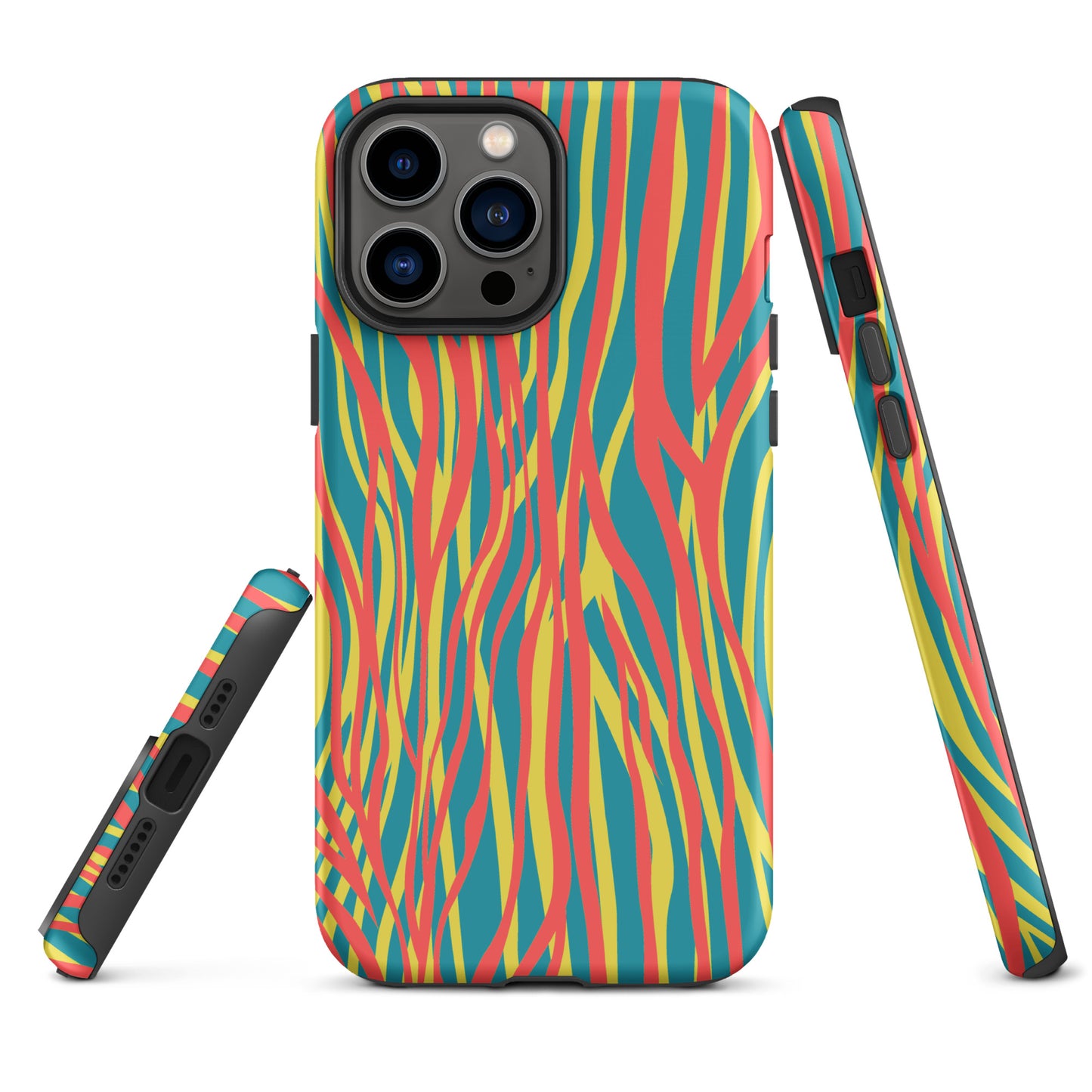 Tough Case for iPhone®- Funky Zebra Pattern III