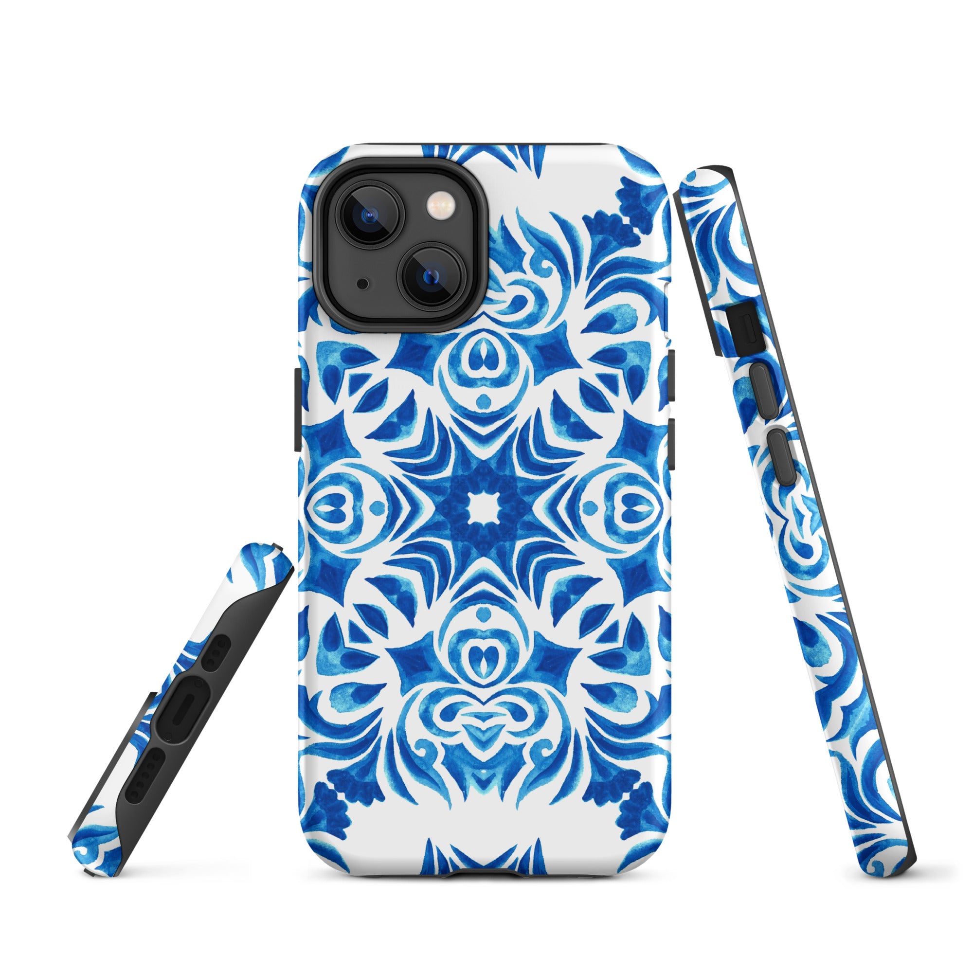 Tough Case for iPhone®- Majolica Pattern III