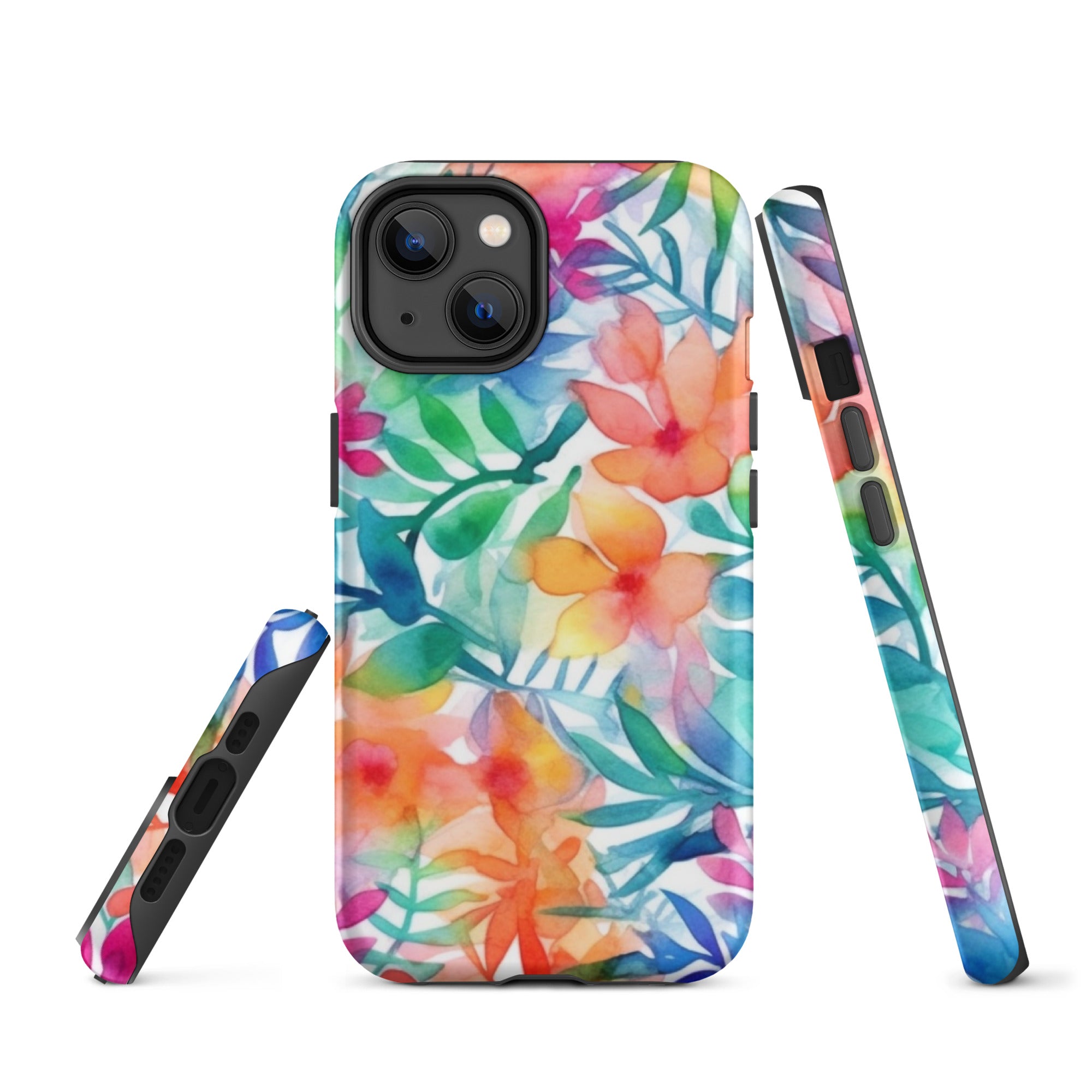 Tough Case for iPhone®- Floral Pattern III