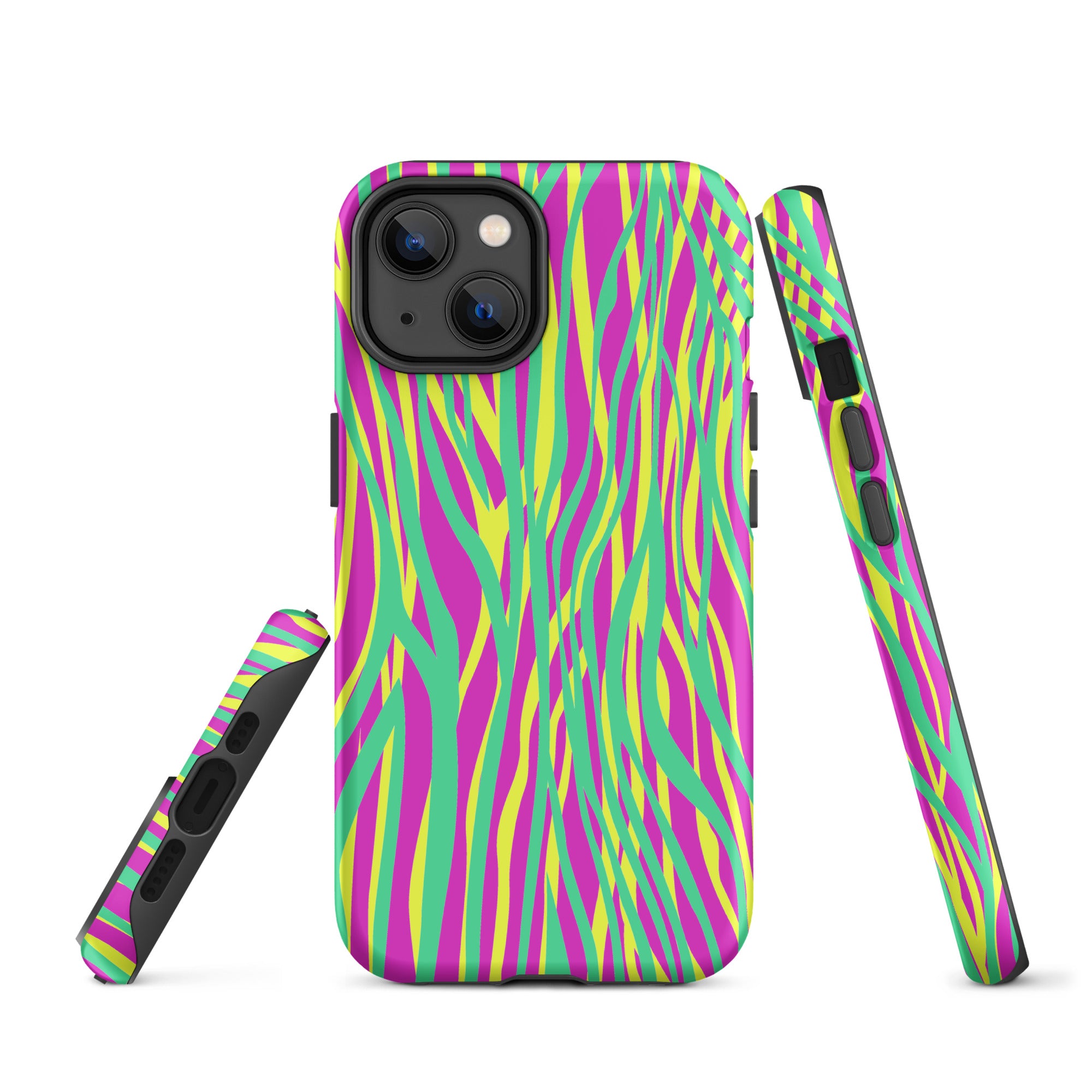 Tough Case for iPhone®- Funky Zebra Pattern II