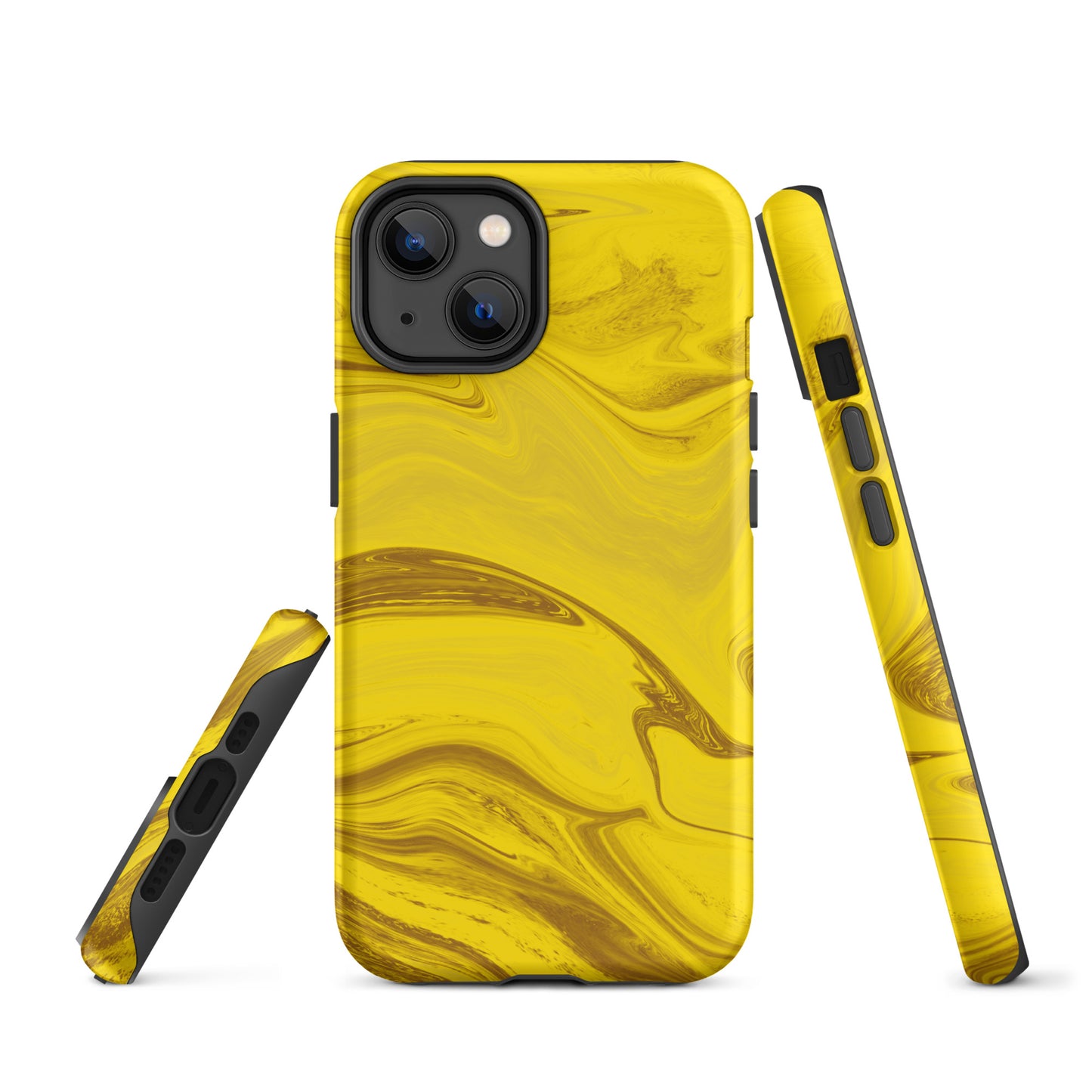 Tough Case for iPhone®- Liquid Gold Marble