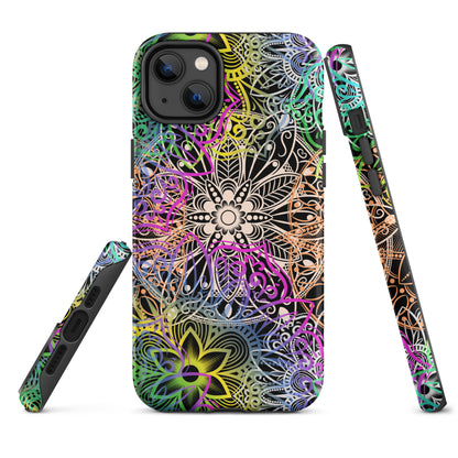 Tough Case for iPhone®- Multicolour Mandala