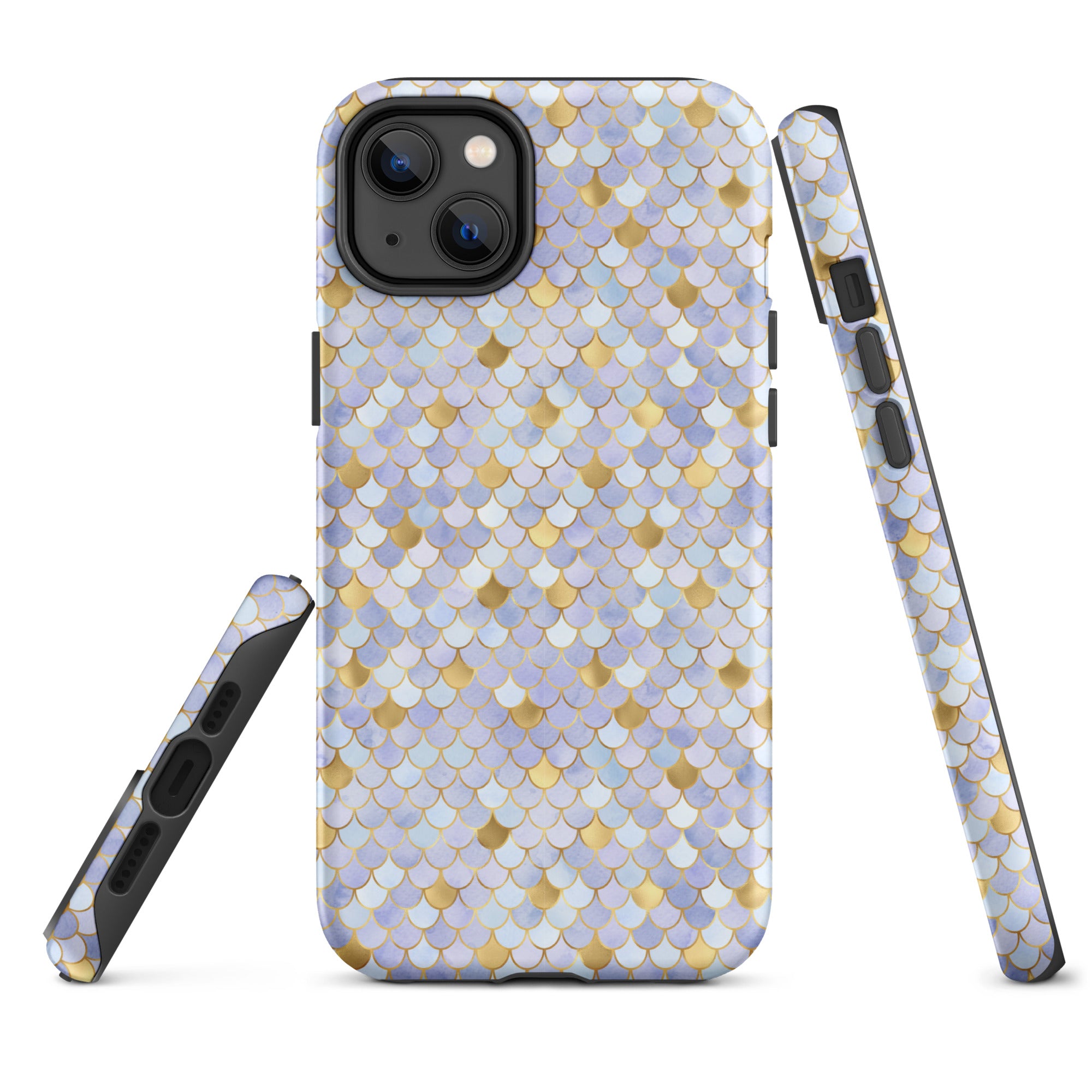 Tough Case for iPhone®- Mermaid Skin Purple