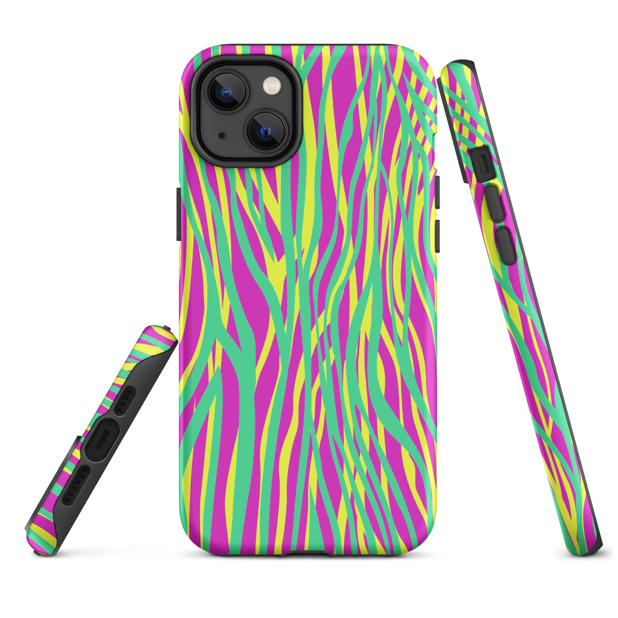 Tough Case for iPhone®- Funky Zebra Pattern II