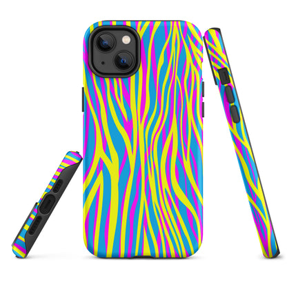 Tough Case for iPhone®- Funky Zebra Pattern IV
