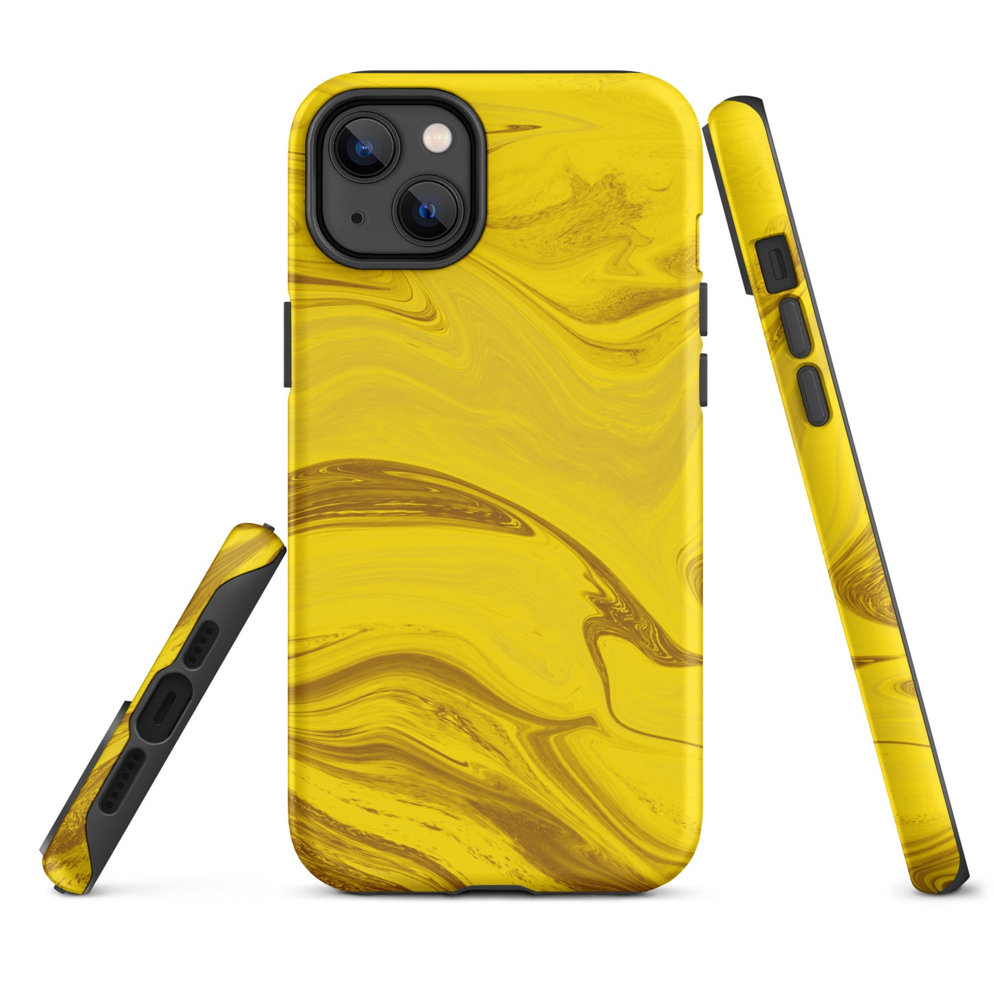 Tough Case for iPhone®- Liquid Gold Marble