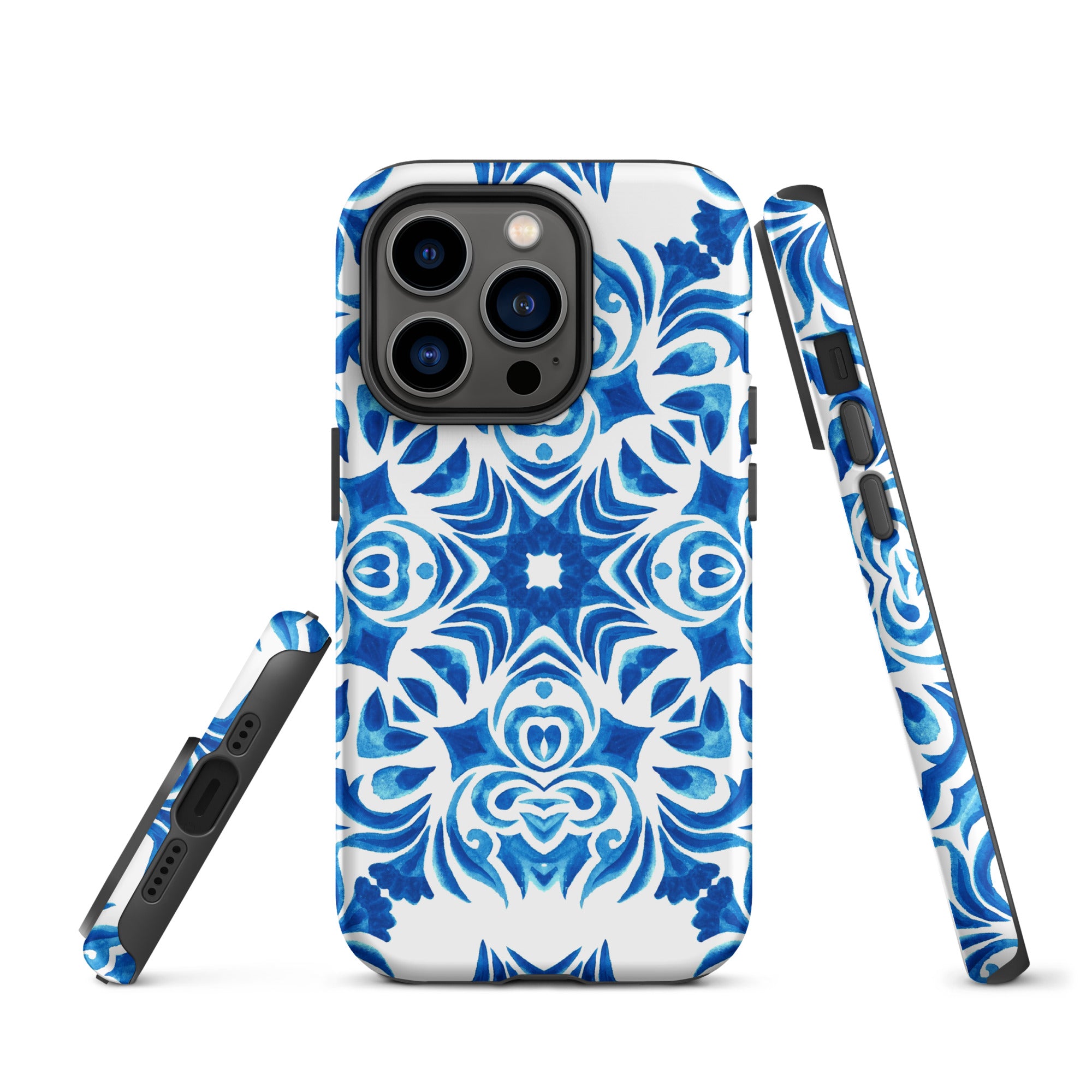 Tough Case for iPhone®- Majolica Pattern III