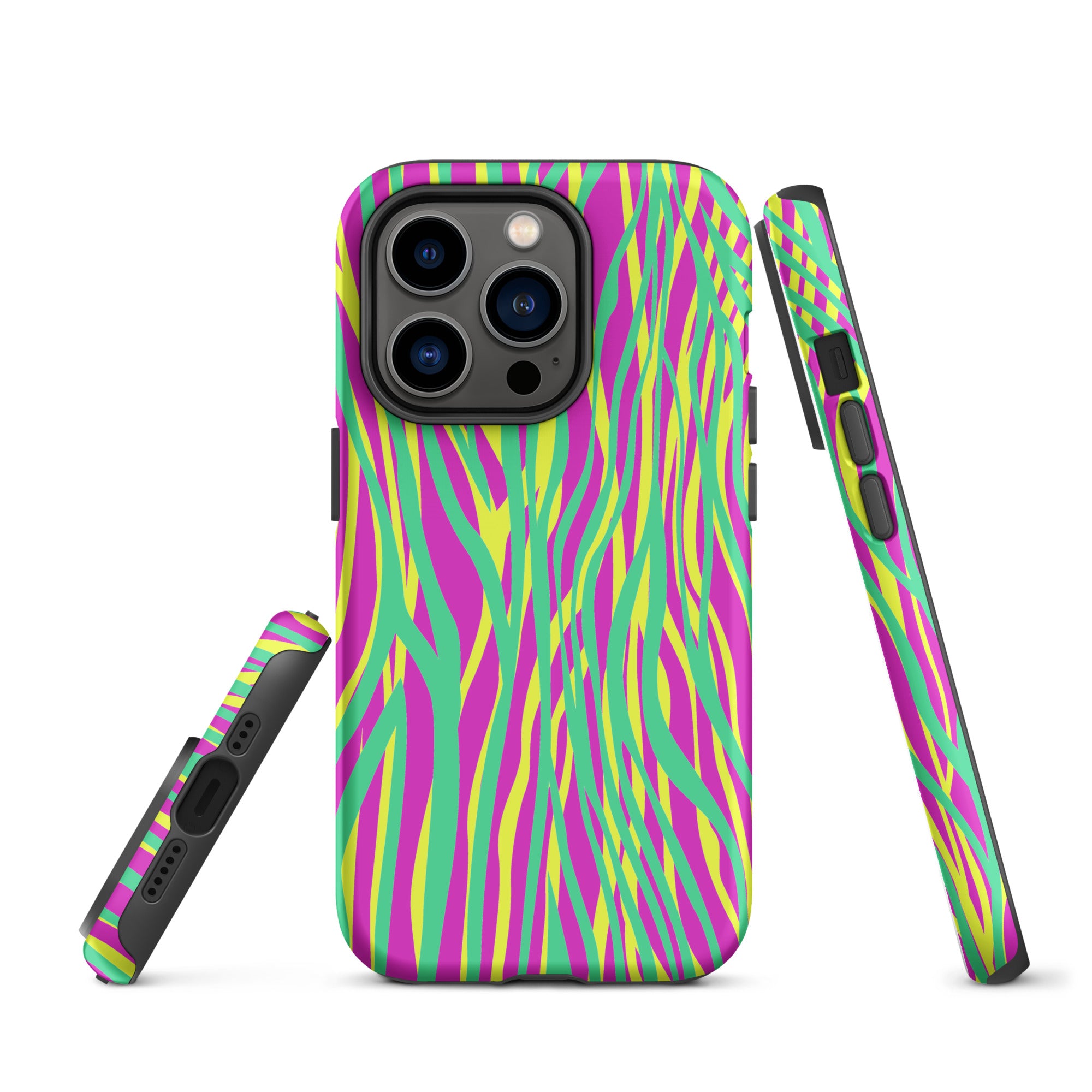 Tough Case for iPhone®- Funky Zebra Pattern II