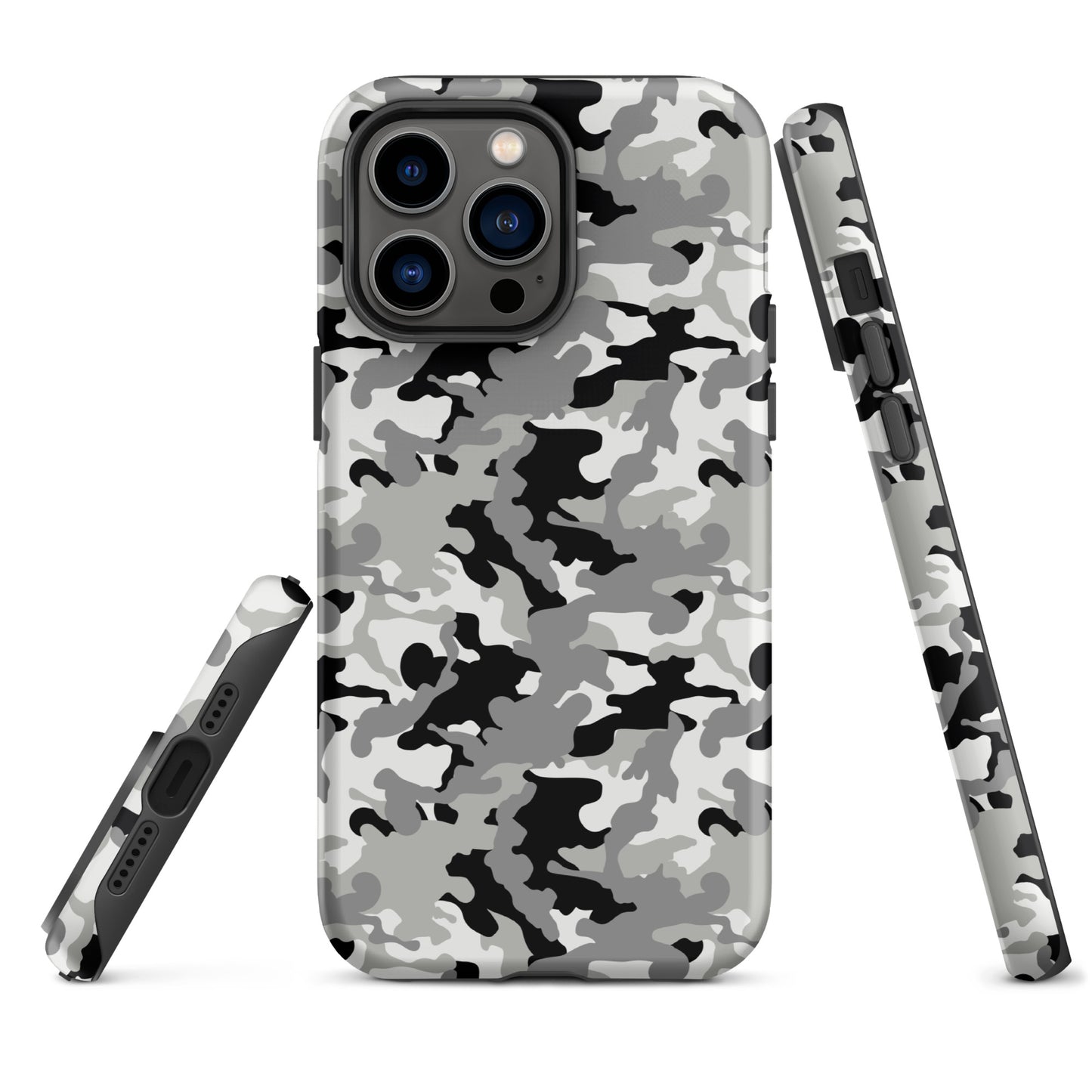 Tough Case for iPhone®- Camo Black