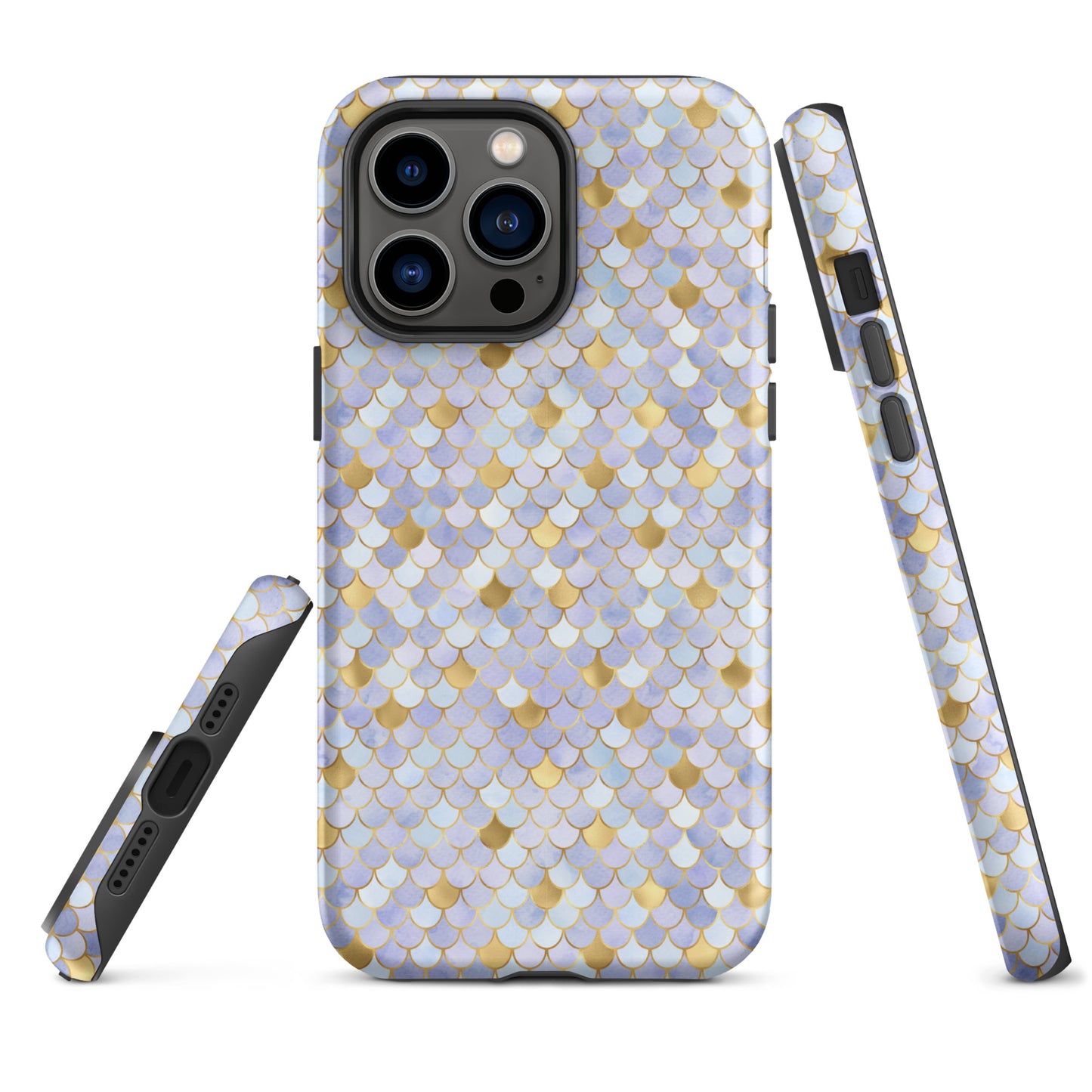 Tough Case for iPhone®- Mermaid Skin Purple