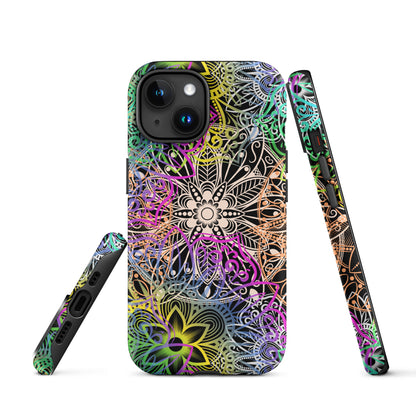 Tough Case for iPhone®- Multicolour Mandala