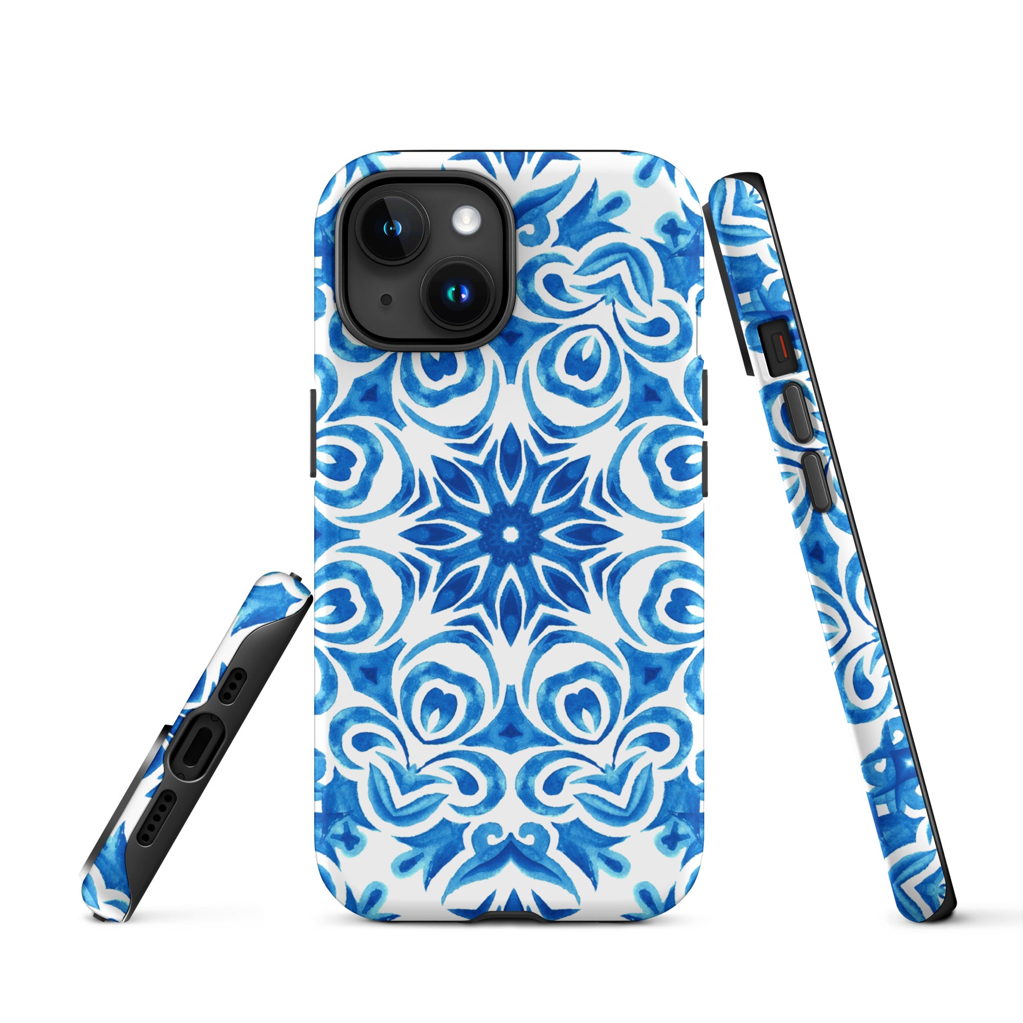 Tough Case for iPhone®- Majolica Pattern II