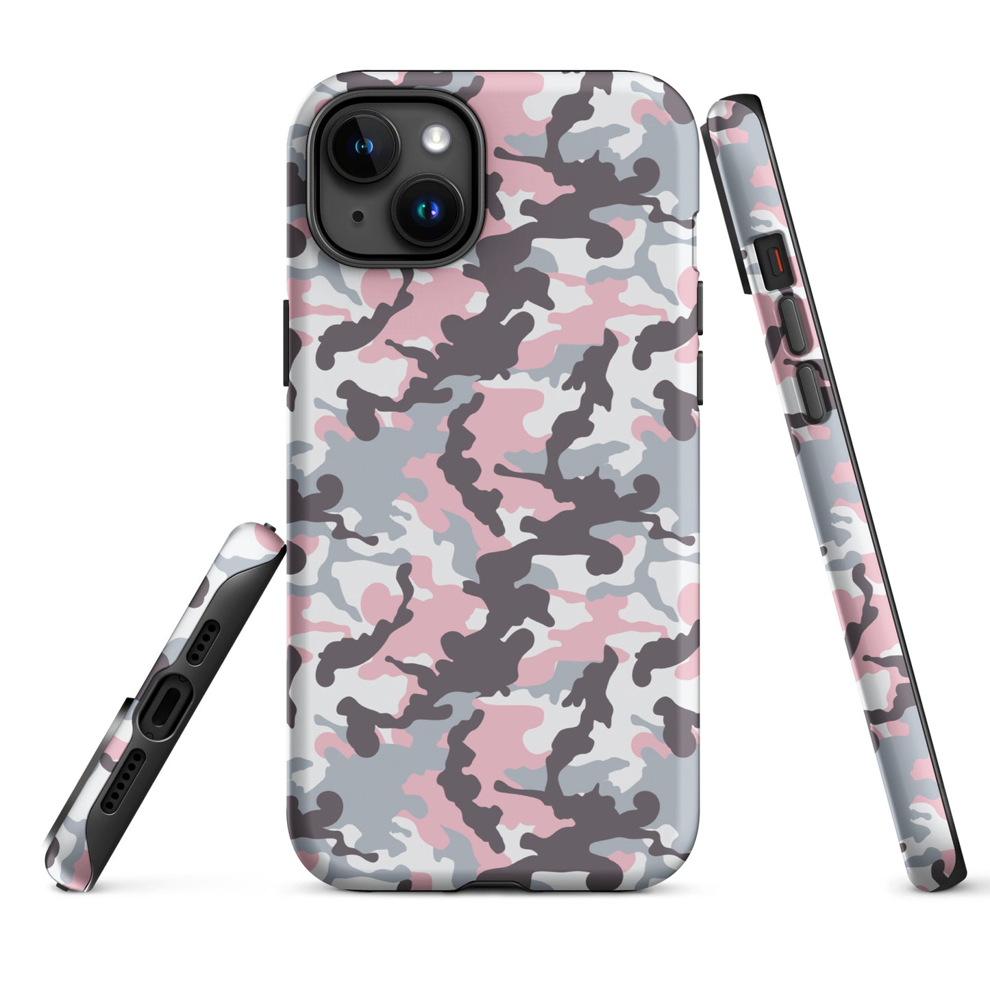 Tough Case for iPhone®- Camo Pink