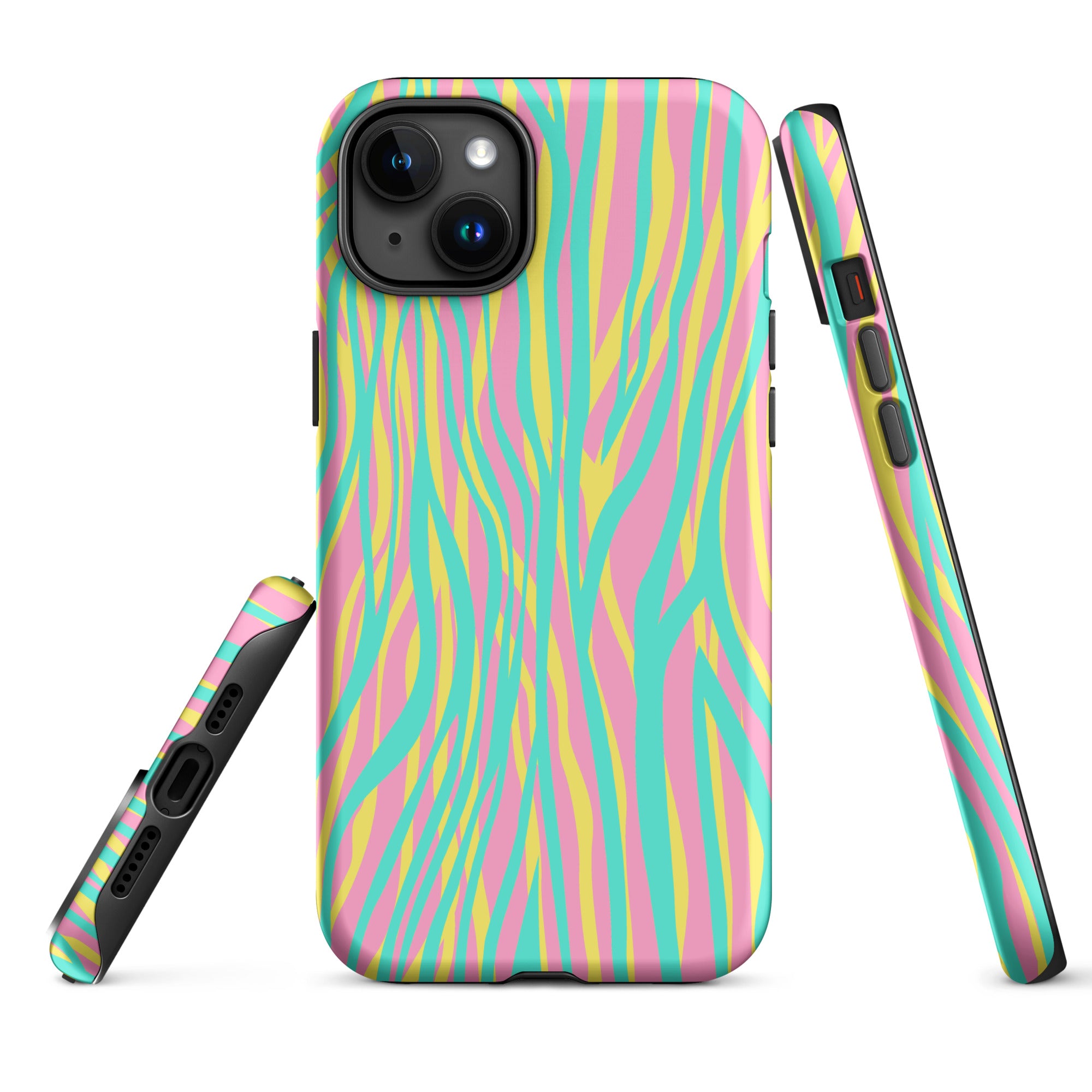 Tough Case for iPhone®- Funky Zebra Pattern 01