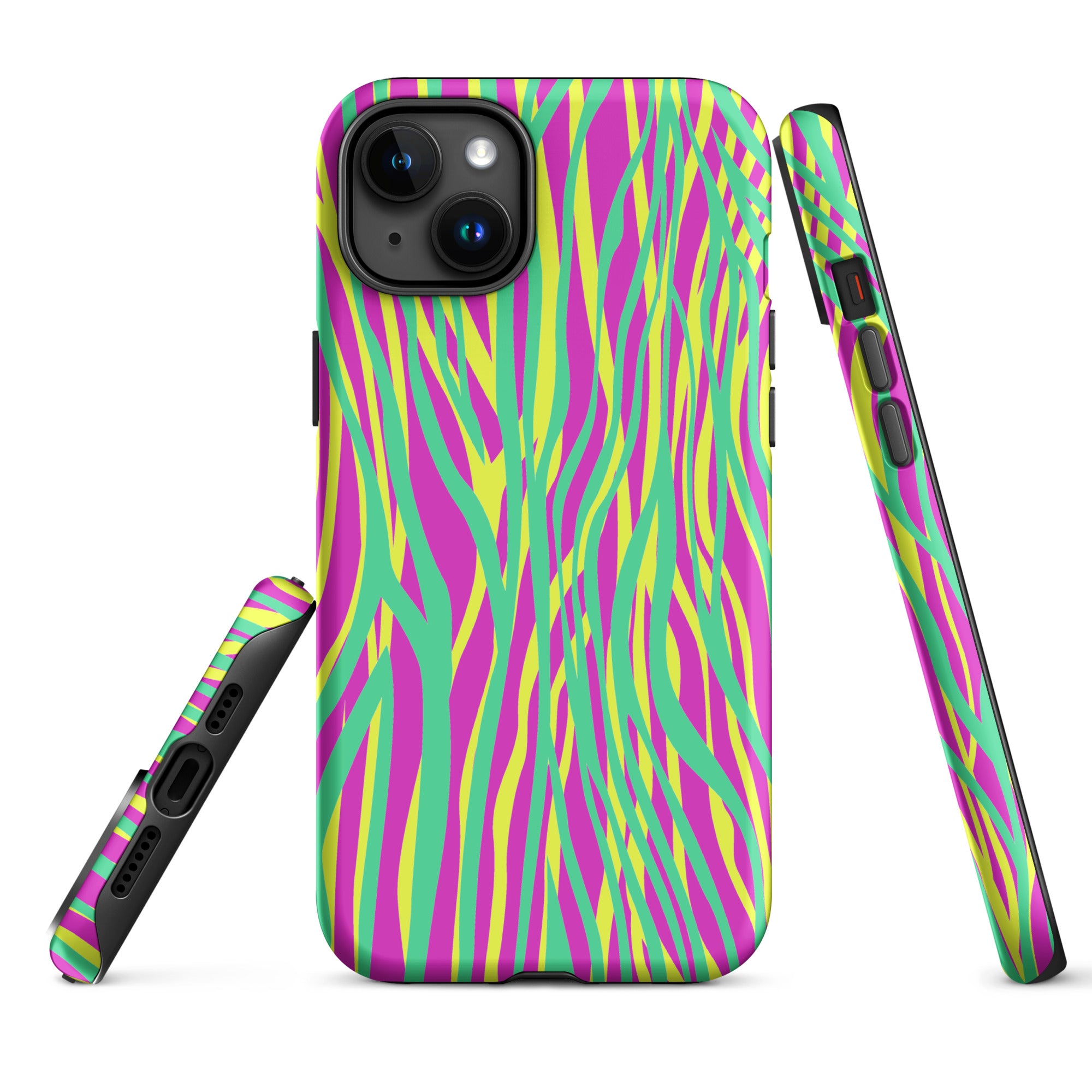 Tough Case for iPhone®- Funky Zebra Pattern II