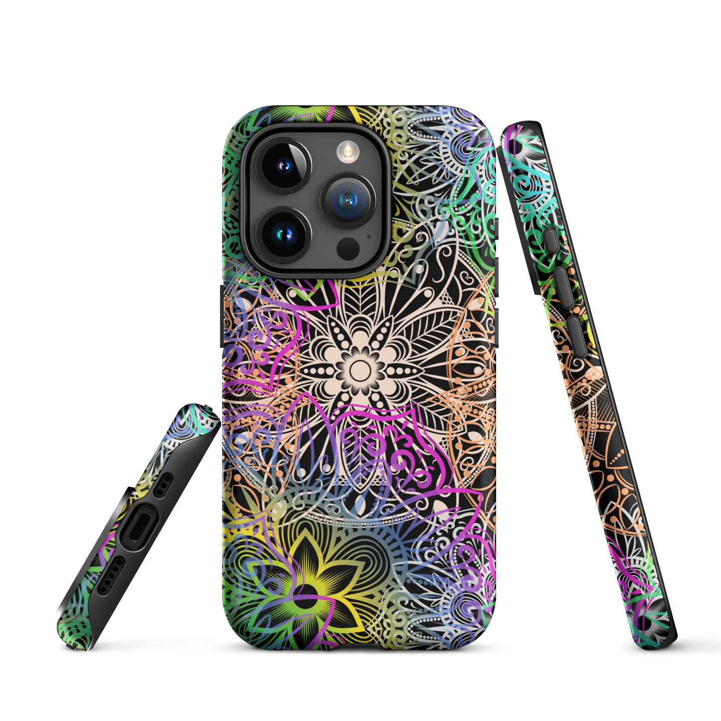 Tough Case for iPhone®- Multicolour Mandala