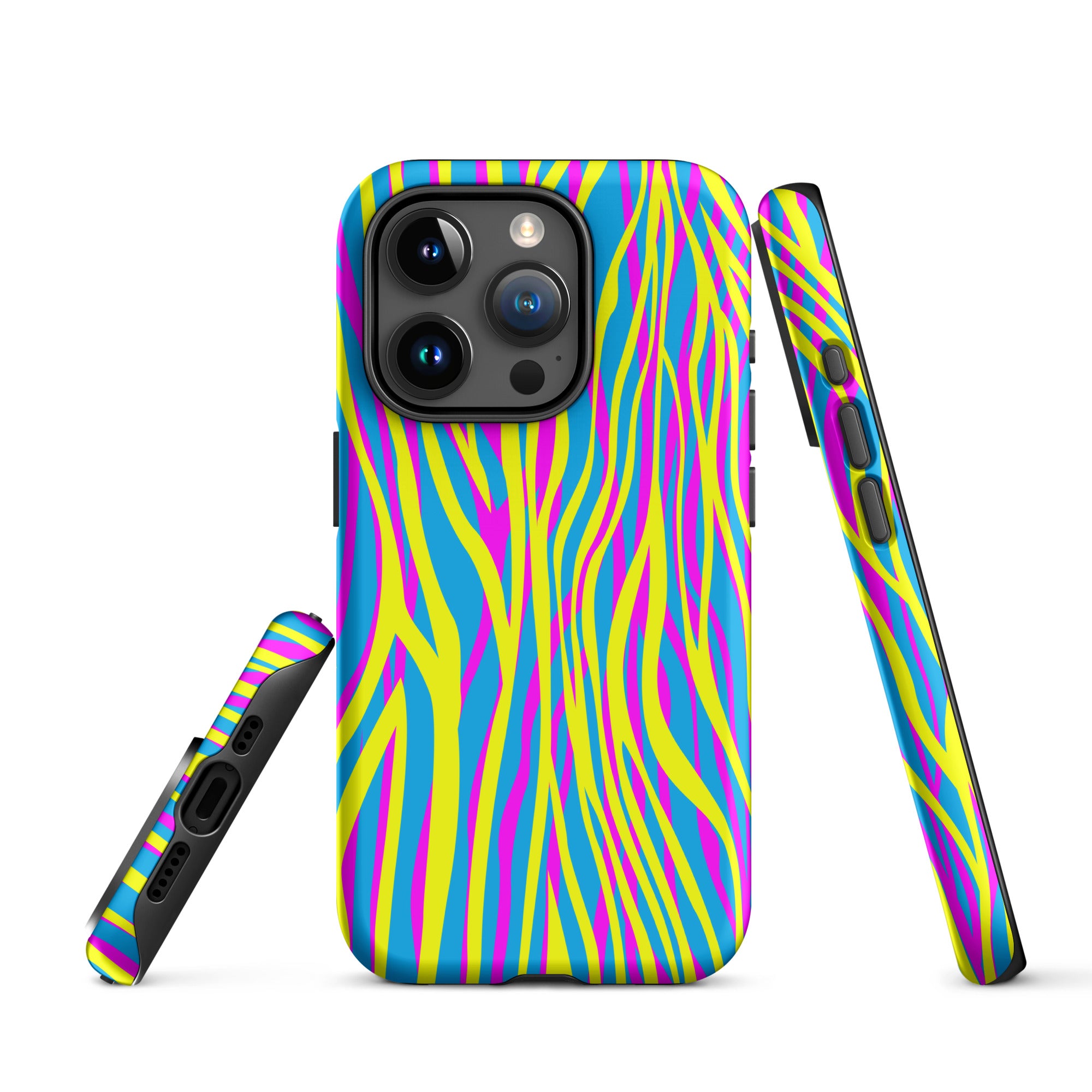 Tough Case for iPhone®- Funky Zebra Pattern 04