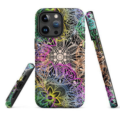 Tough Case for iPhone®- Multicolour Mandala