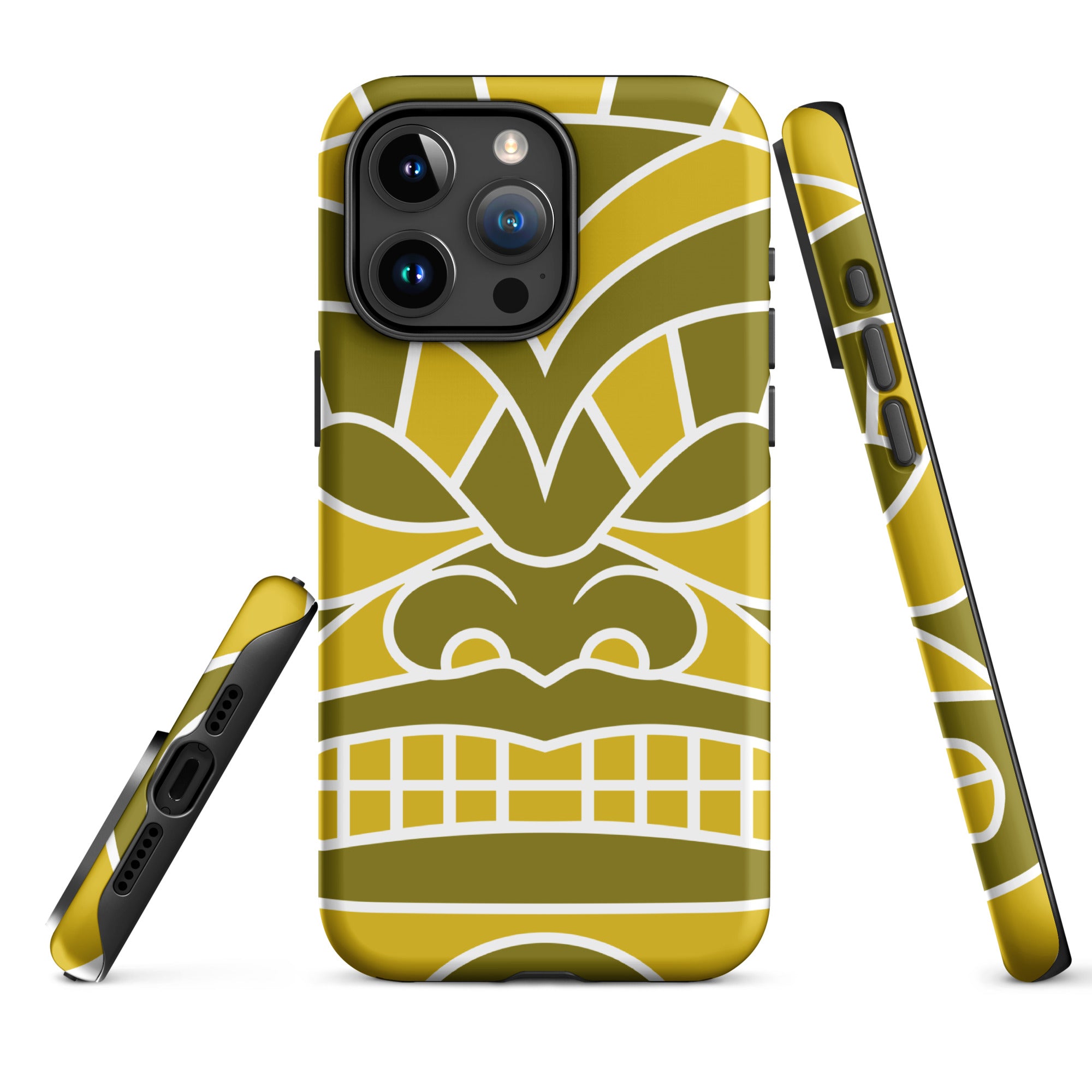 Tough Case for iPhone®- Totem Mask Yellow