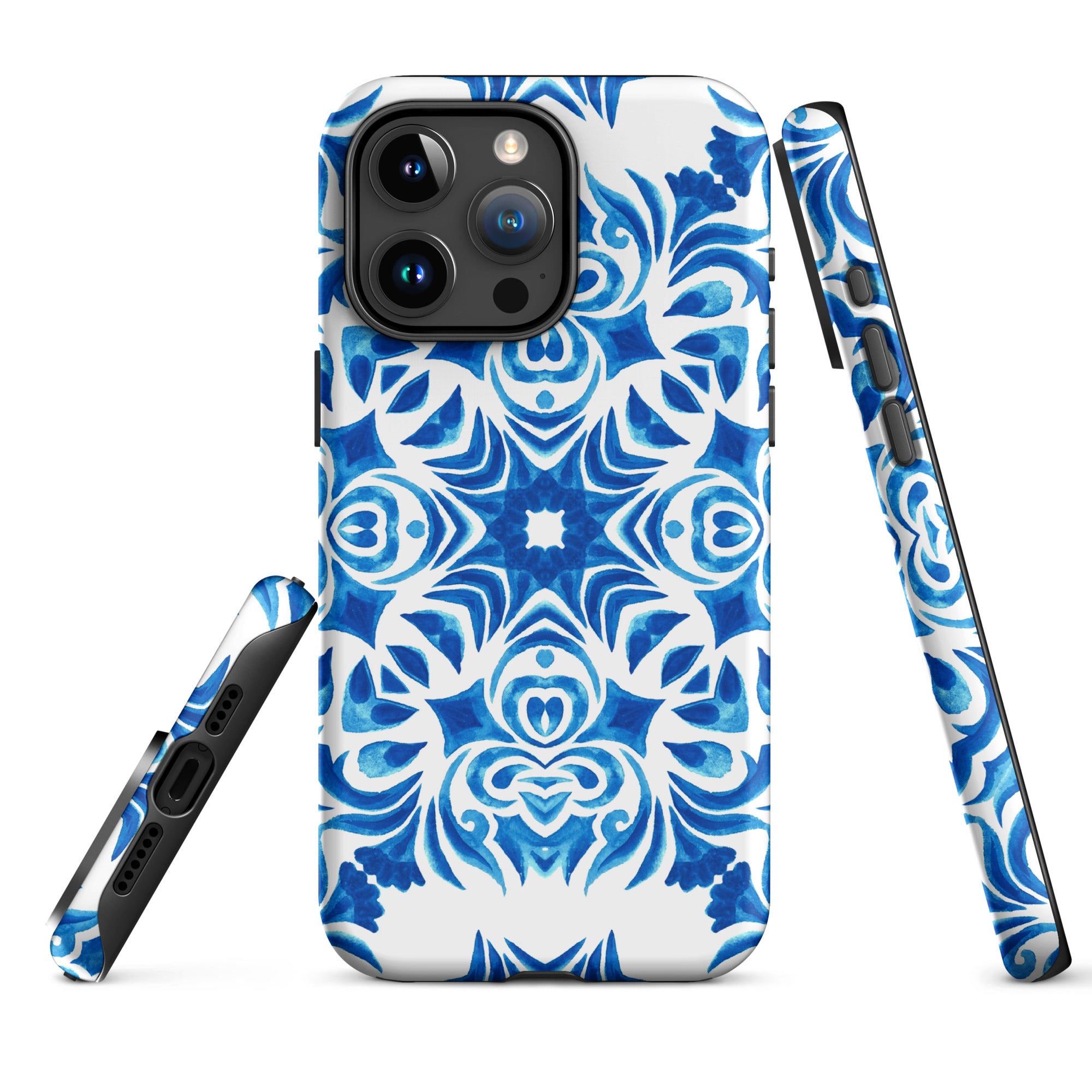 Tough Case for iPhone®- Majolica Pattern 03