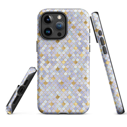 Tough Case for iPhone®- Mermaid Skin Purple