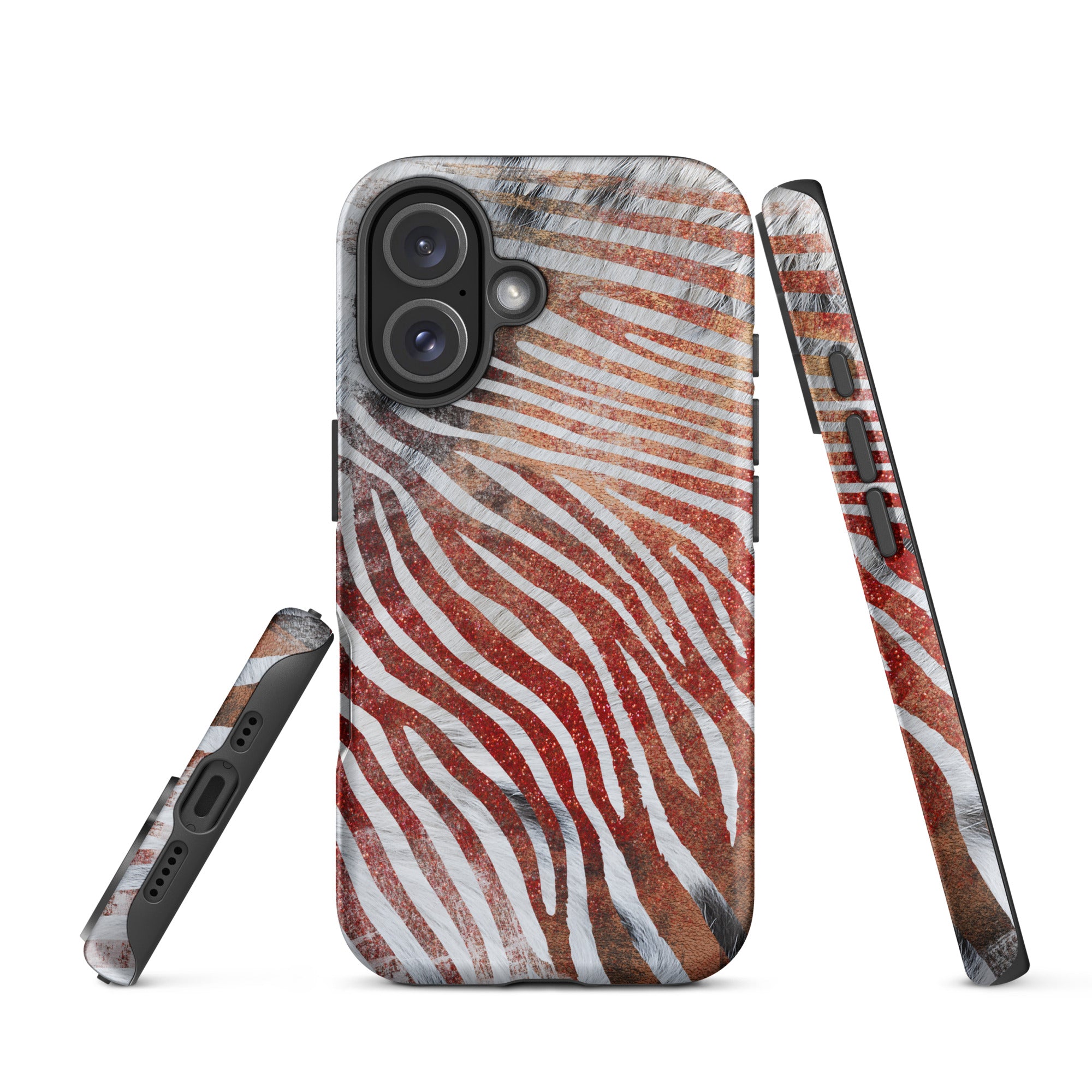 Tough Case for iPhone®- Safari Animal Print Design V