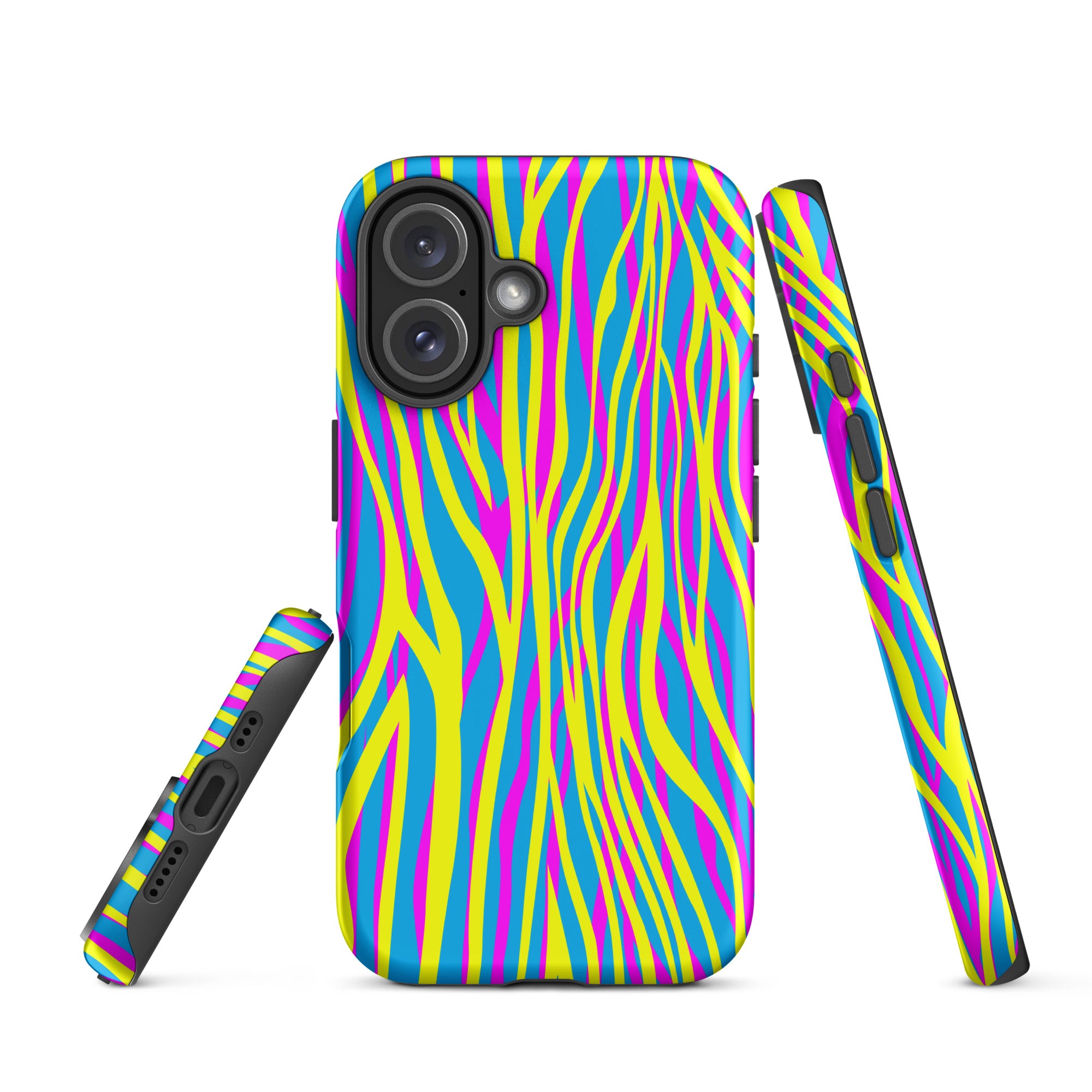 Tough Case for iPhone®- Funky Zebra Pattern IV