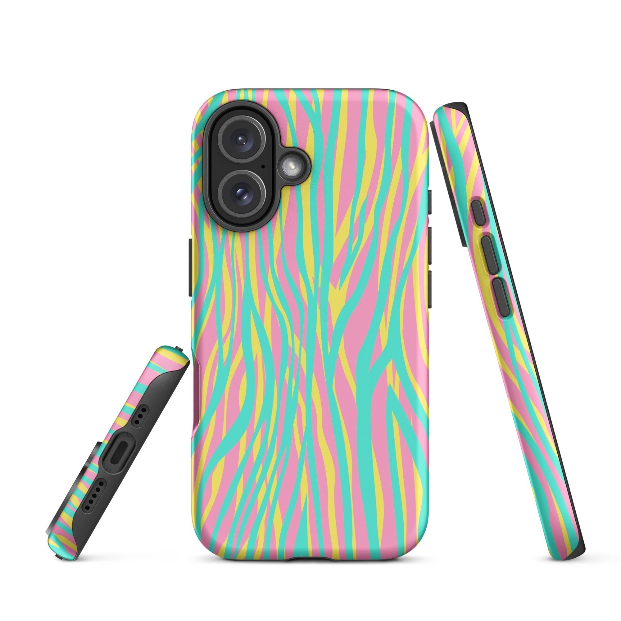 Tough Case for iPhone®- Funky Zebra Pattern I