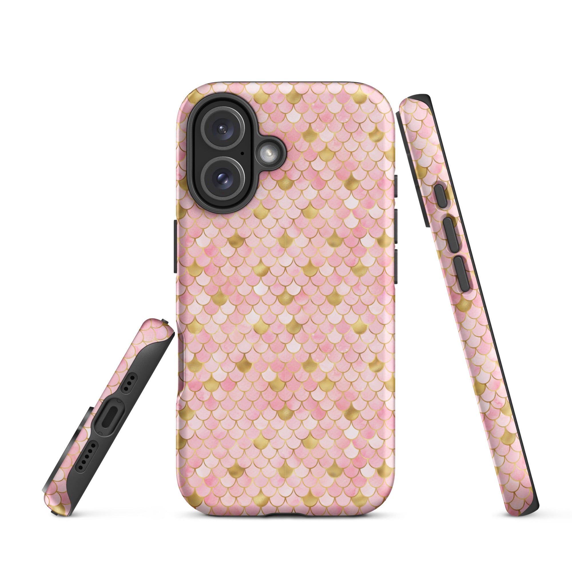 Tough Case for iPhone®- Mermaid Skin Pink