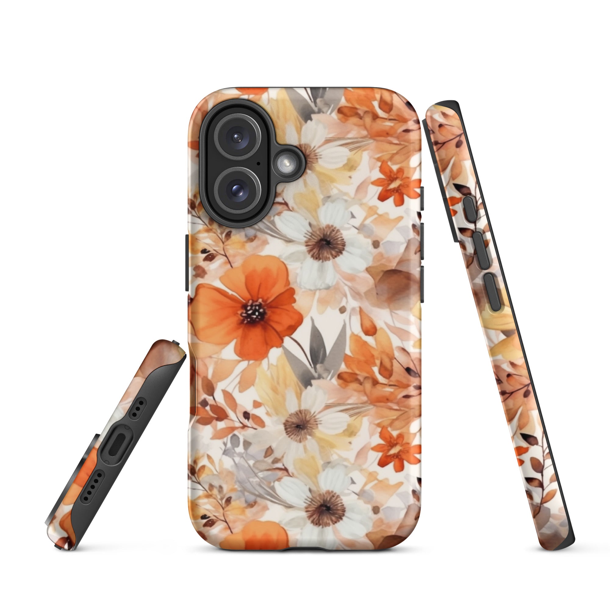 Tough Case for iPhone®- Floral Pattern I