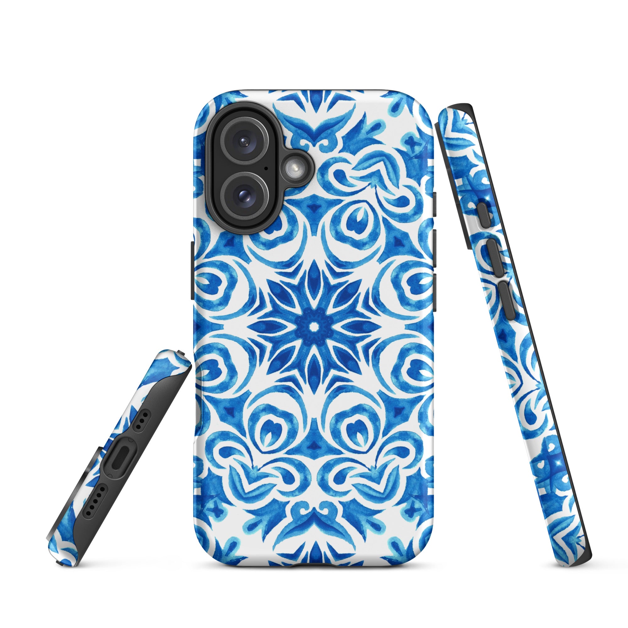 Tough Case for iPhone®- Majolica Pattern II